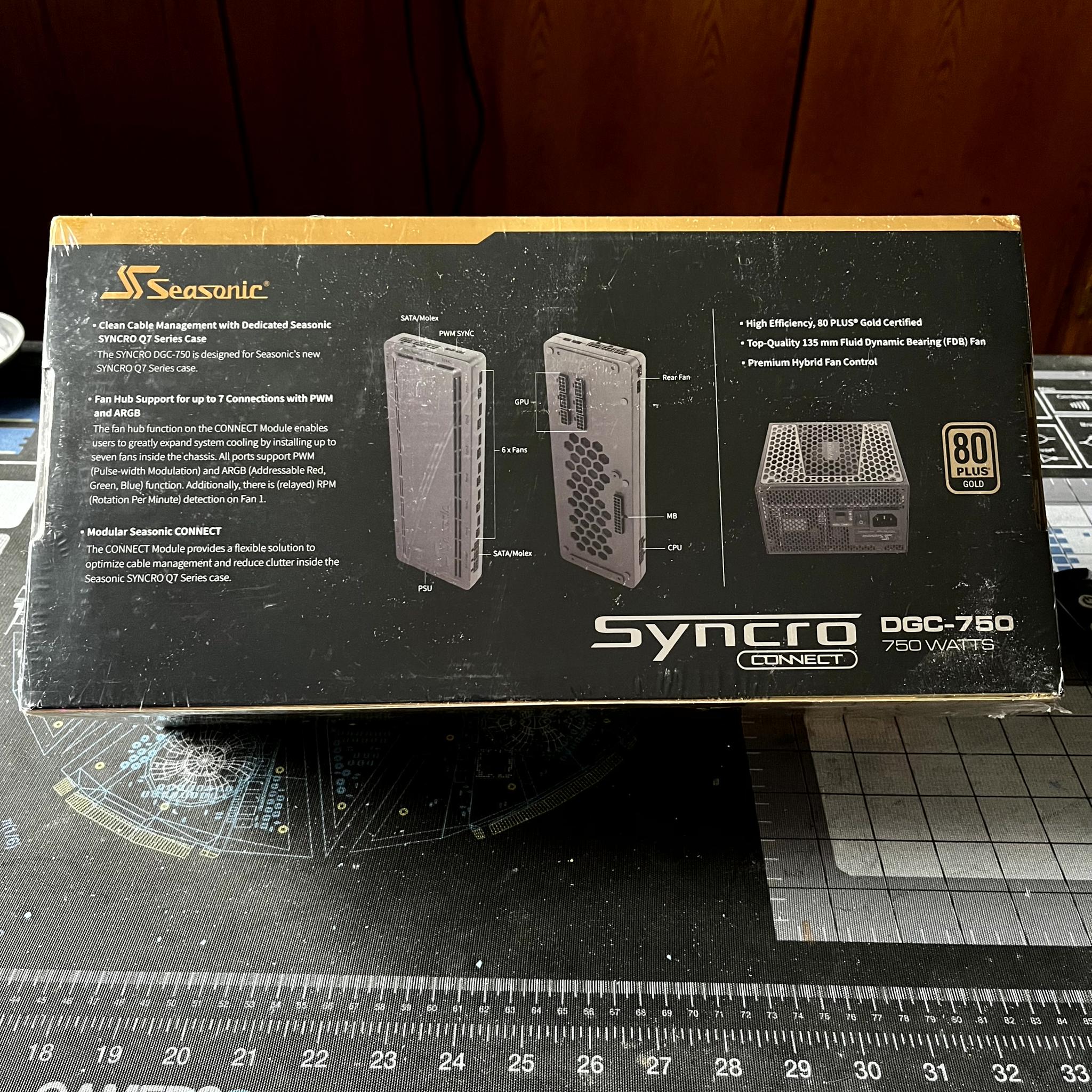 Seasonic Syncro Connect 750W Gold PSU DGC-750
