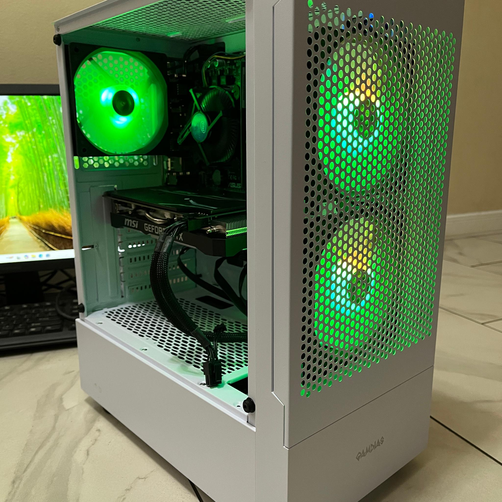 🟠🔥NVIDIA RTX 2060, Intel i5-6400, 12GB RAM, 620 GB Storage, High Performance RGB Gaming PC