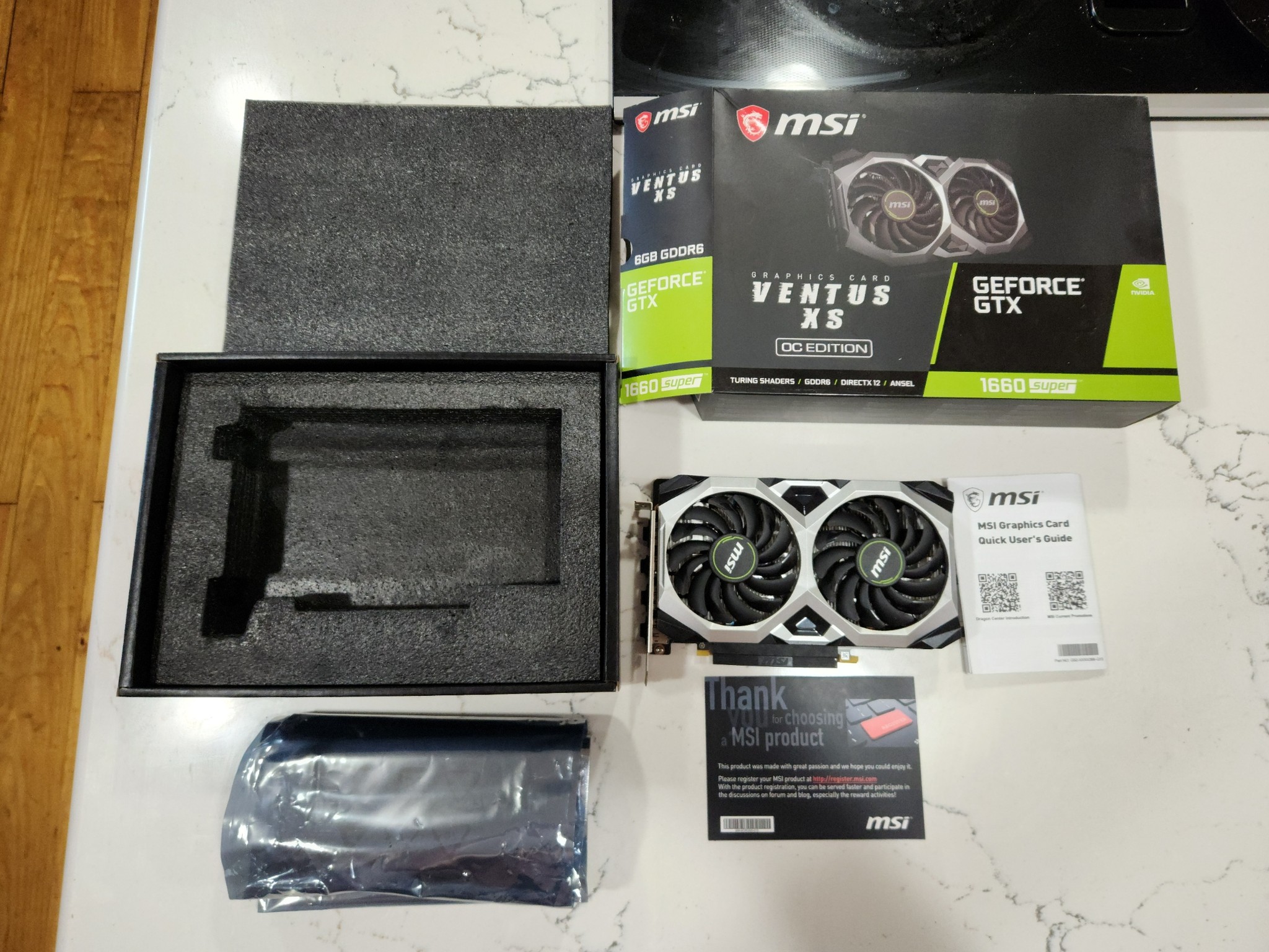 MSI VENTUS XS OC edition GTX 1660 Super 6gb