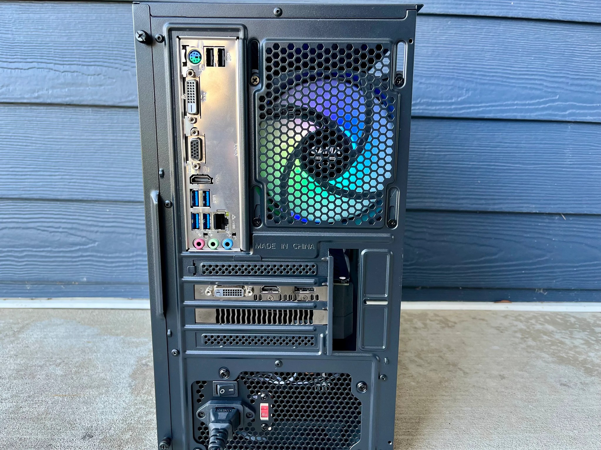 ⚫🌈Black ARGB Gaming PC⚫🌈NVIDIA GTX 1660 SUPER 6GB|AMD Ryzen 5 2600X|16GB DDR4|500GB NVME