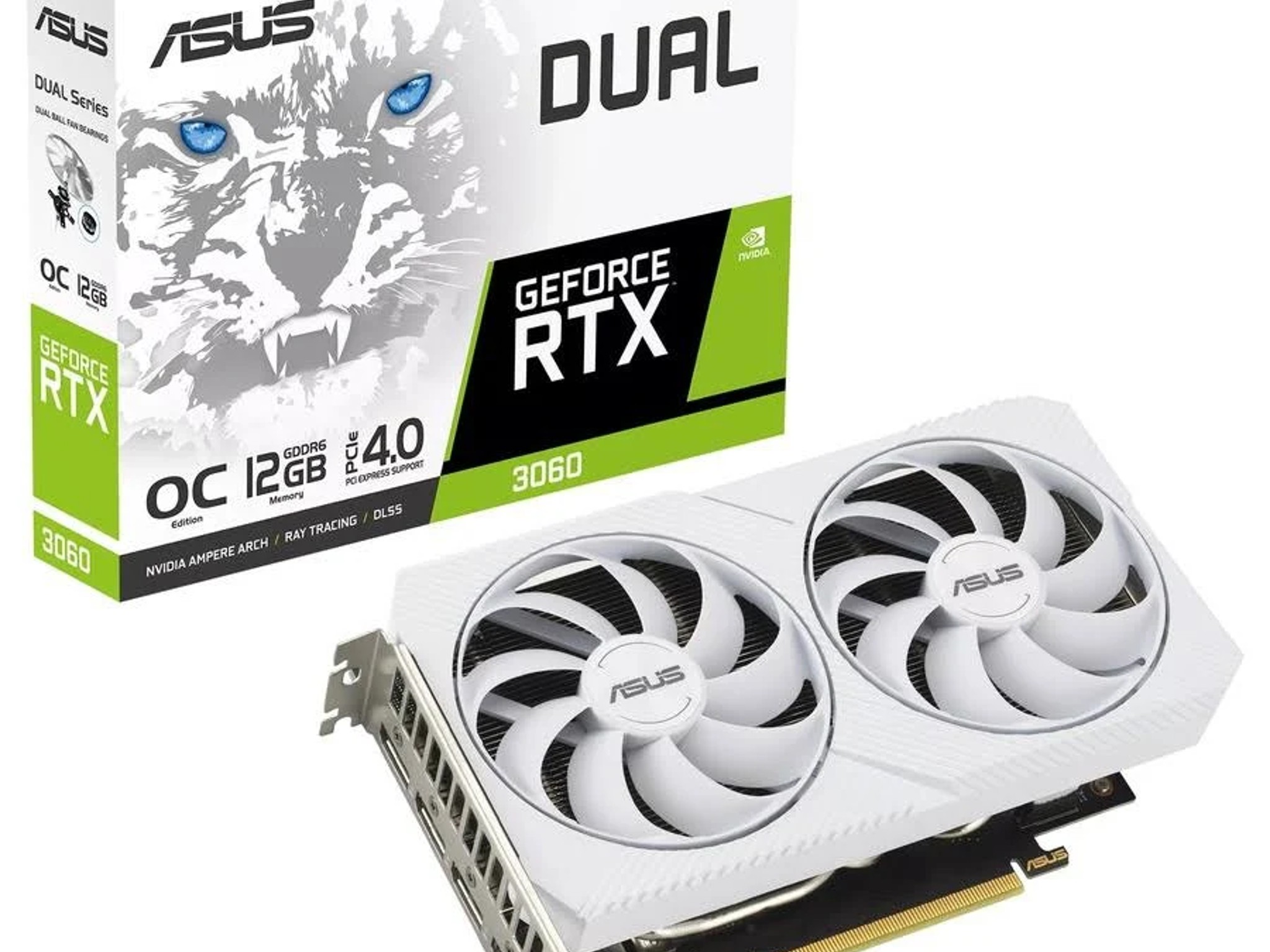 🆕 Asus Dual GeForce RTX 3060 V2 OC 12GB GDDR6 Graphics Card