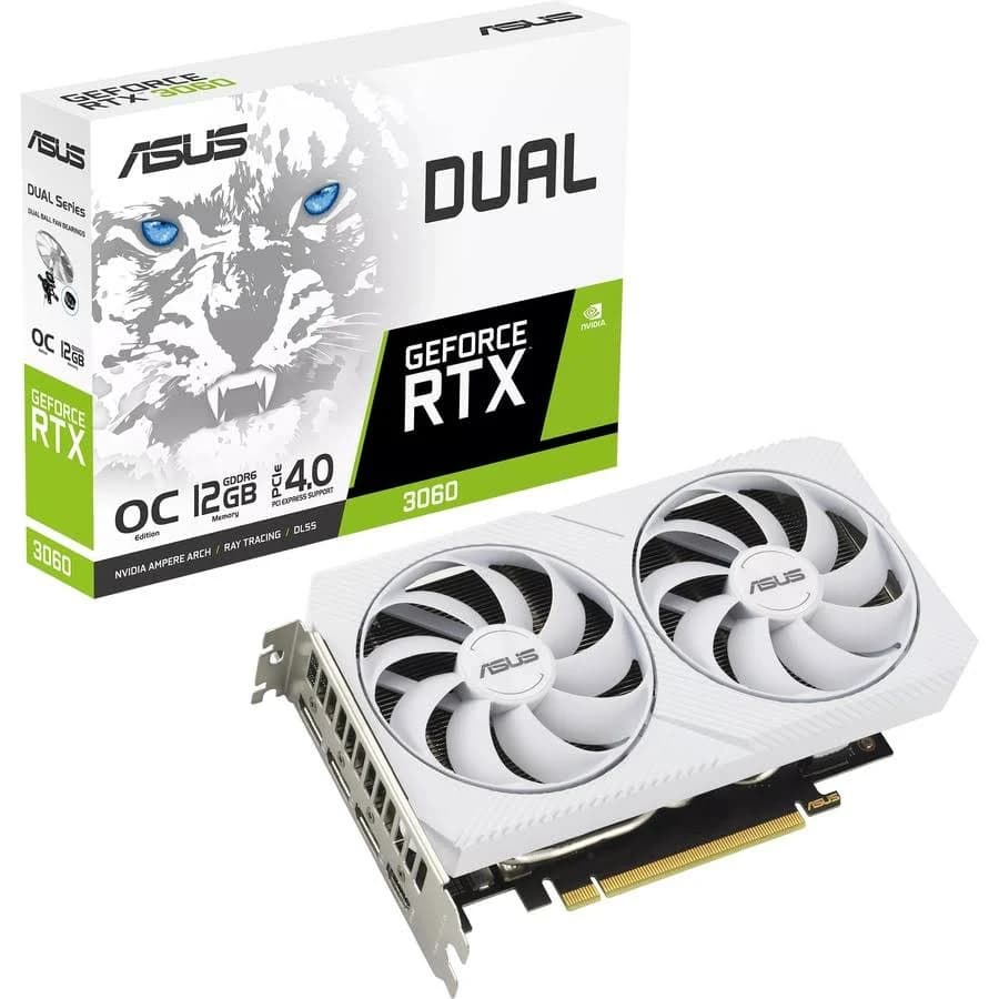 🆕 Asus Dual GeForce RTX 3060 V2 OC 12GB GDDR6 Graphics Card