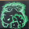 3D Printed Bulbasaur Art - Glows in the dark!