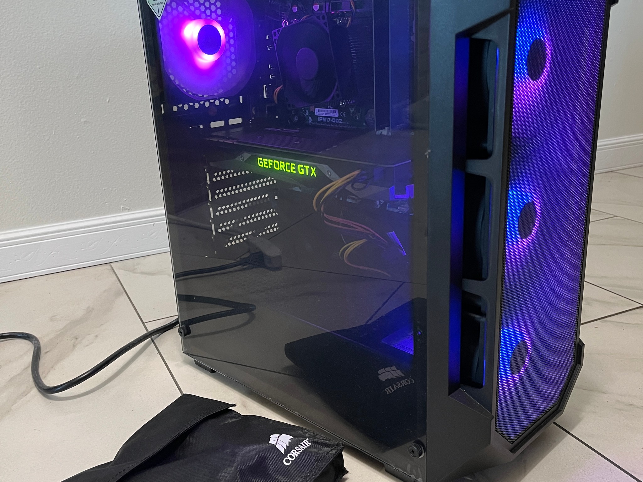 NVIDIA GTX 1080, Intel i7-6700, 12GB RAM, 870 GB Storage, High FPS Gaming PC w/ Wi-Fi + Bluetooth