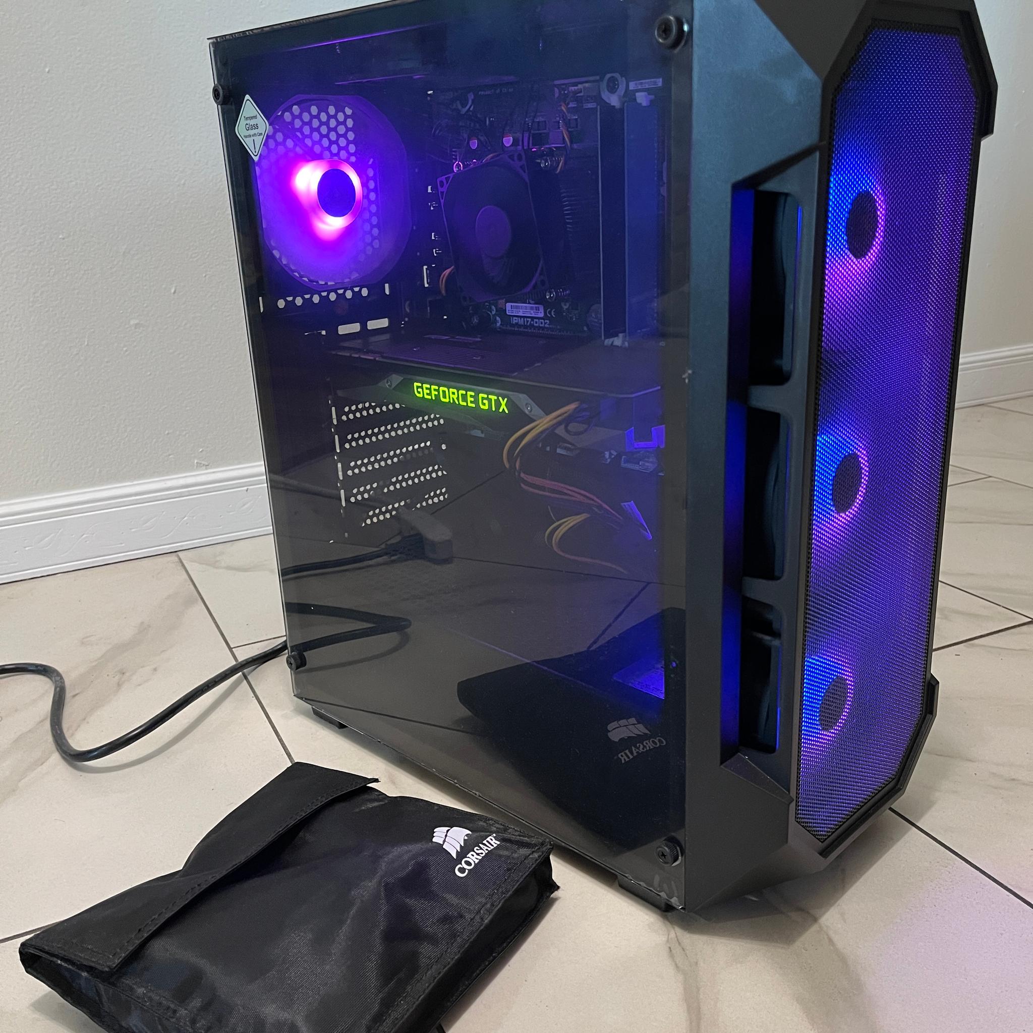 NVIDIA GTX 1080, Intel i7-6700, 12GB RAM, 870 GB Storage, High FPS Gaming PC w/ Wi-Fi + Bluetooth