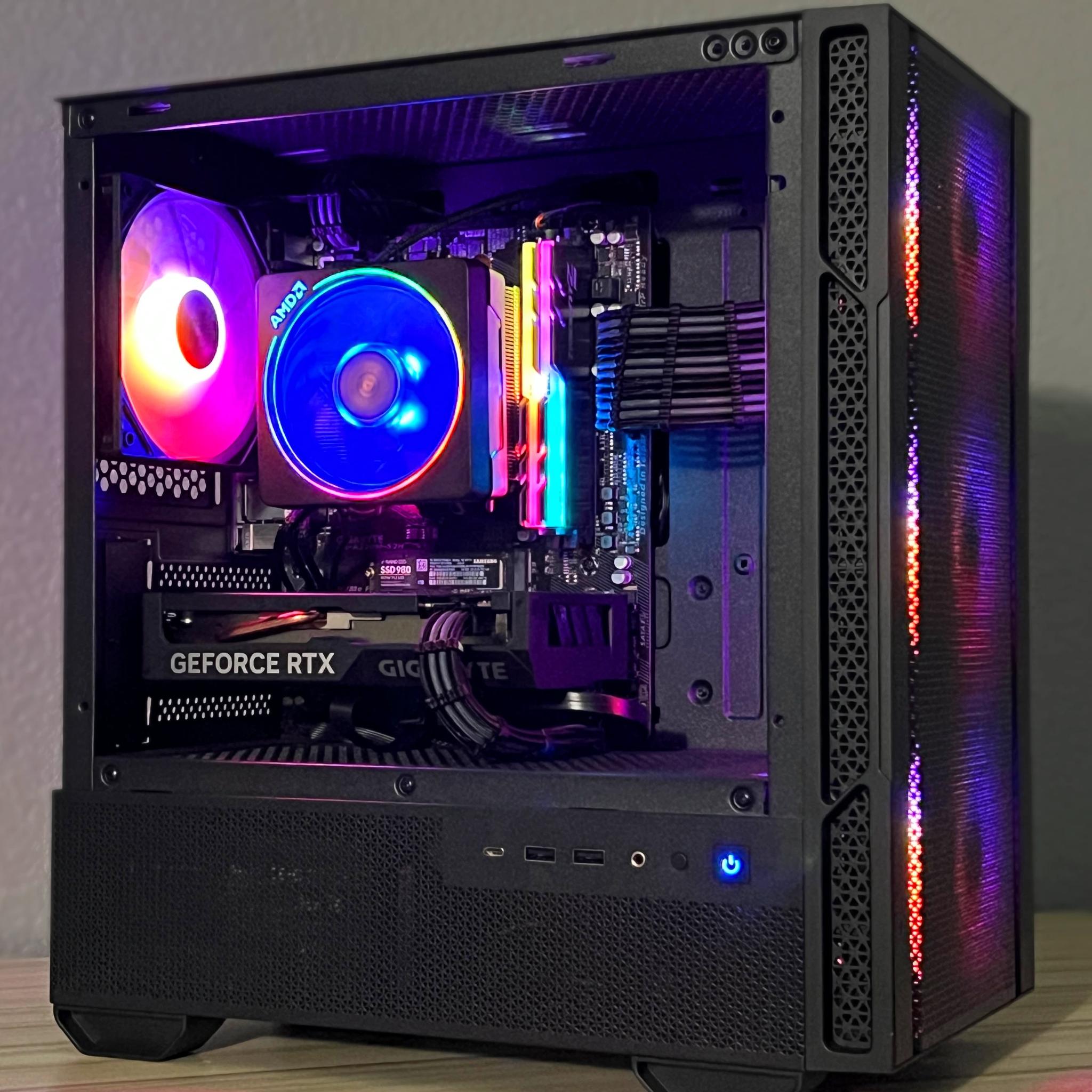 🔥 RTX 4060 Performance Gaming PC - Ryzen 7 2700x, 16gb, 1tb NVME