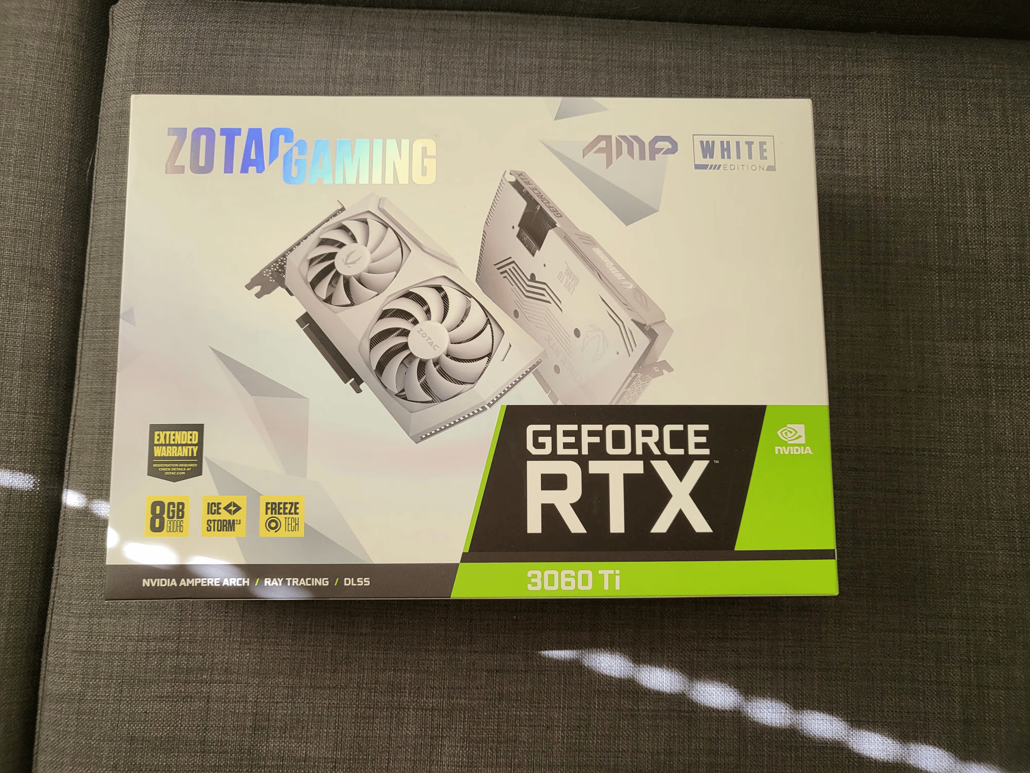 Zotac Twin Edge OC White RTX 3060 Ti GPU Box