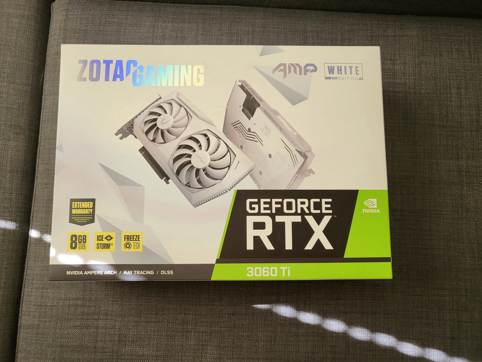 Zotac Twin Edge OC White RTX 3060 Ti GPU Box