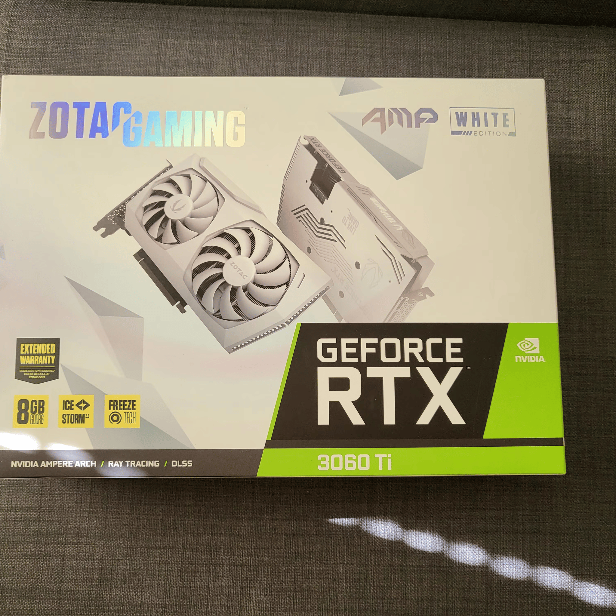 Zotac Twin Edge OC White RTX 3060 Ti GPU Box