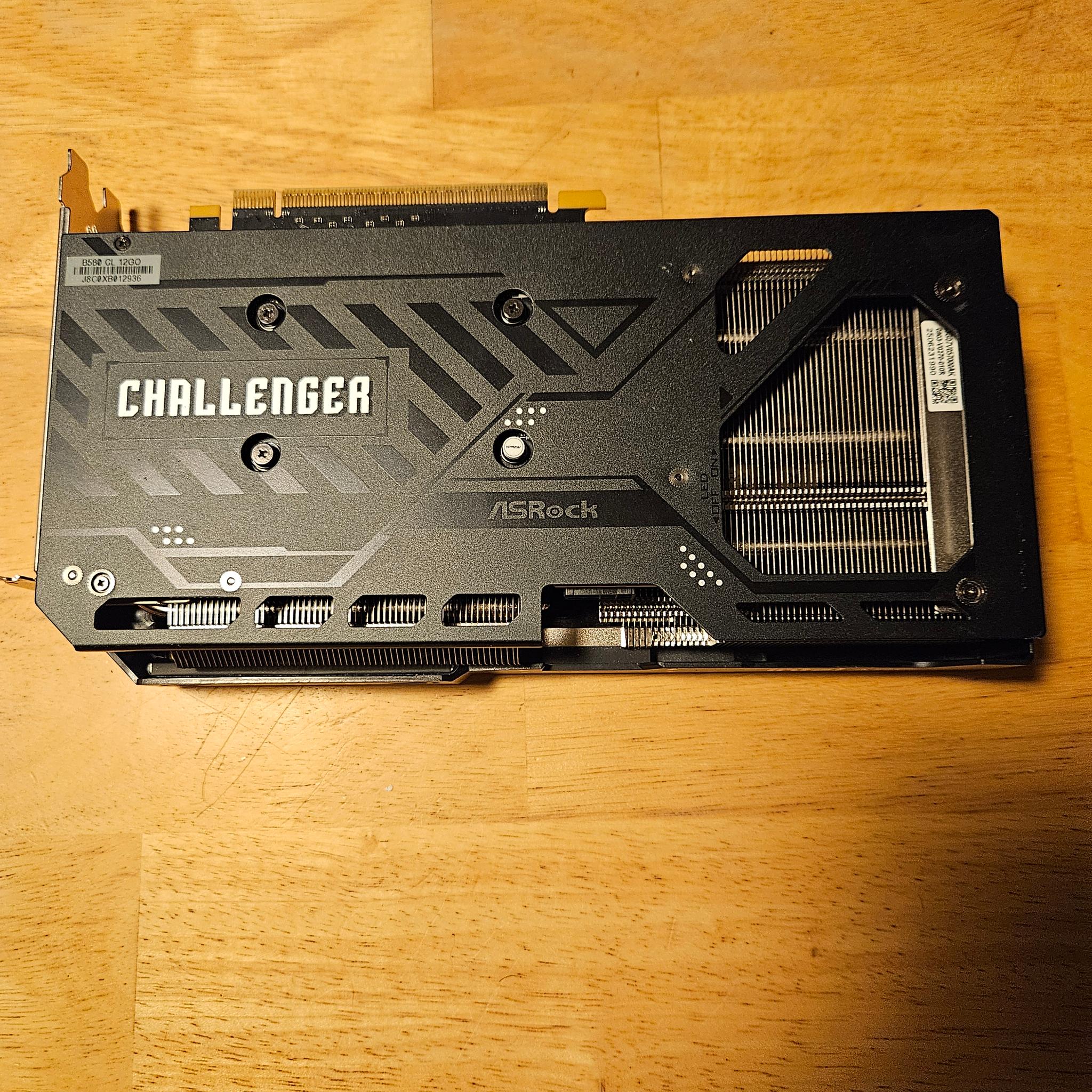 ASRock Challenger B580 12GB GDDR6