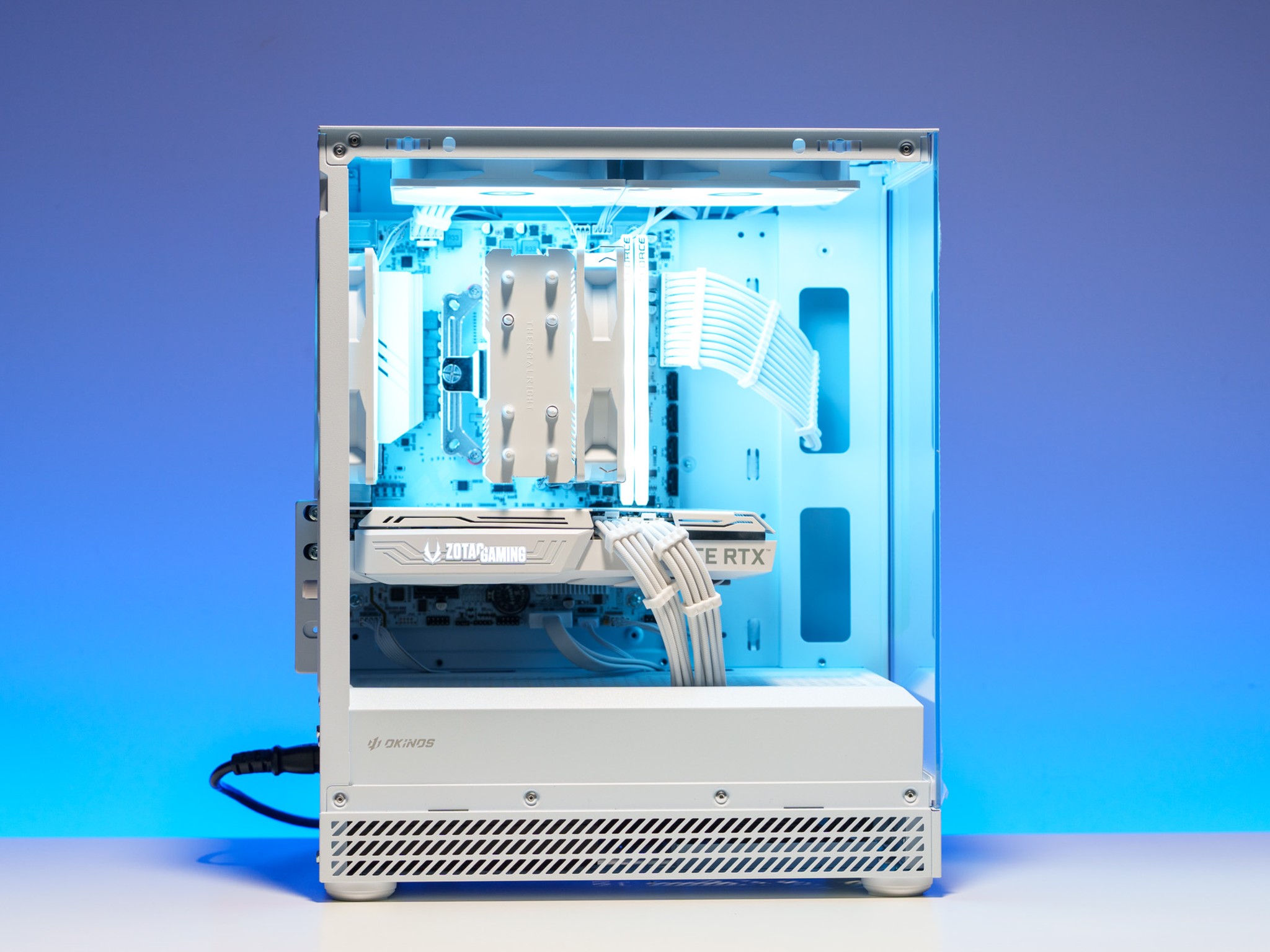All White Gaming PC | RTX 3060 Ti White | Ryzen 5 | 16GB DDR4 | 512GB m.2 drive | 750W PSU