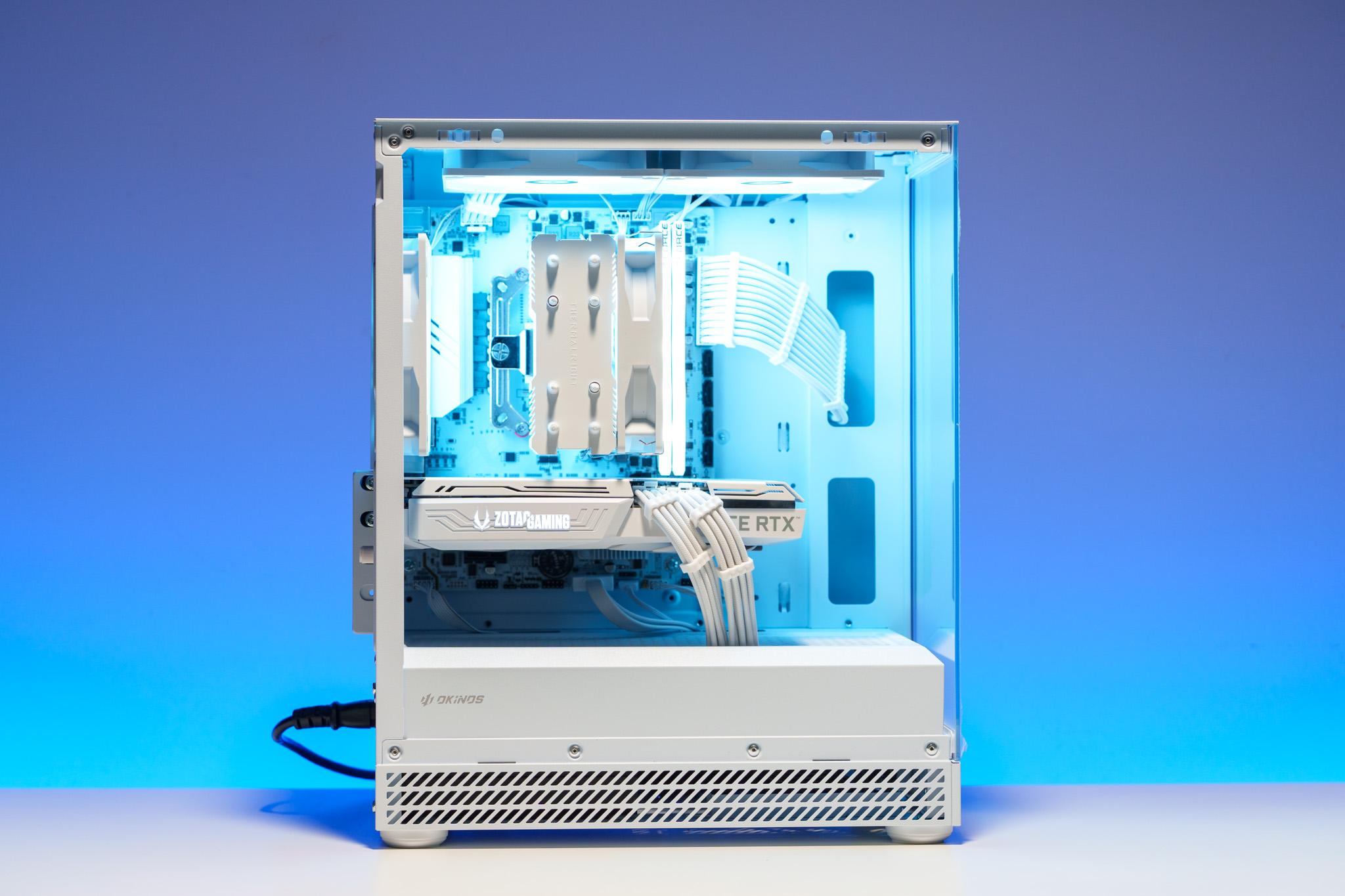 All White Gaming PC | RTX 3060 Ti | Ryzen 5 | 16GB DDR4 | 512GB m.2 drive | 750W PSU