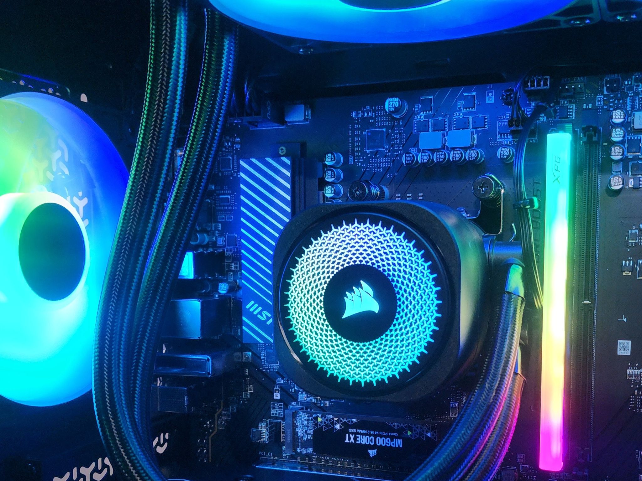 Gaming PC Ryzen 5 9600X 16GB RAM 1TB SSD RTX 5060  8GB Windows 11 Computer