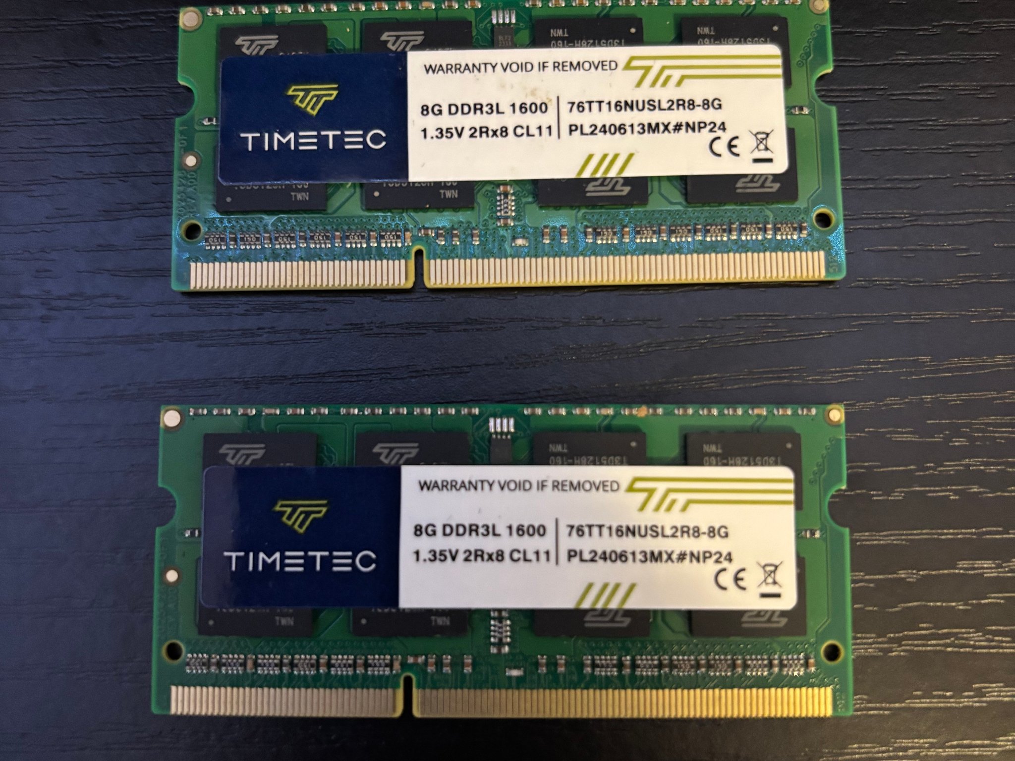 TimeTec 16GB DDr3L so-dimm
