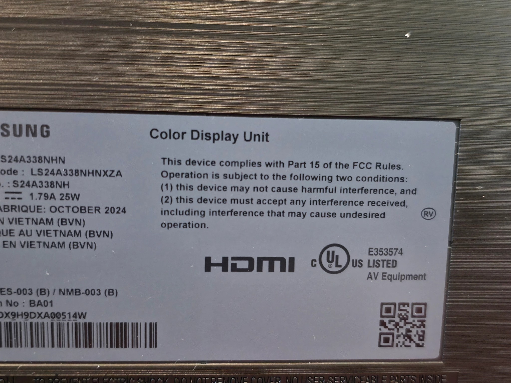 Samsung 24" Essential Monitor