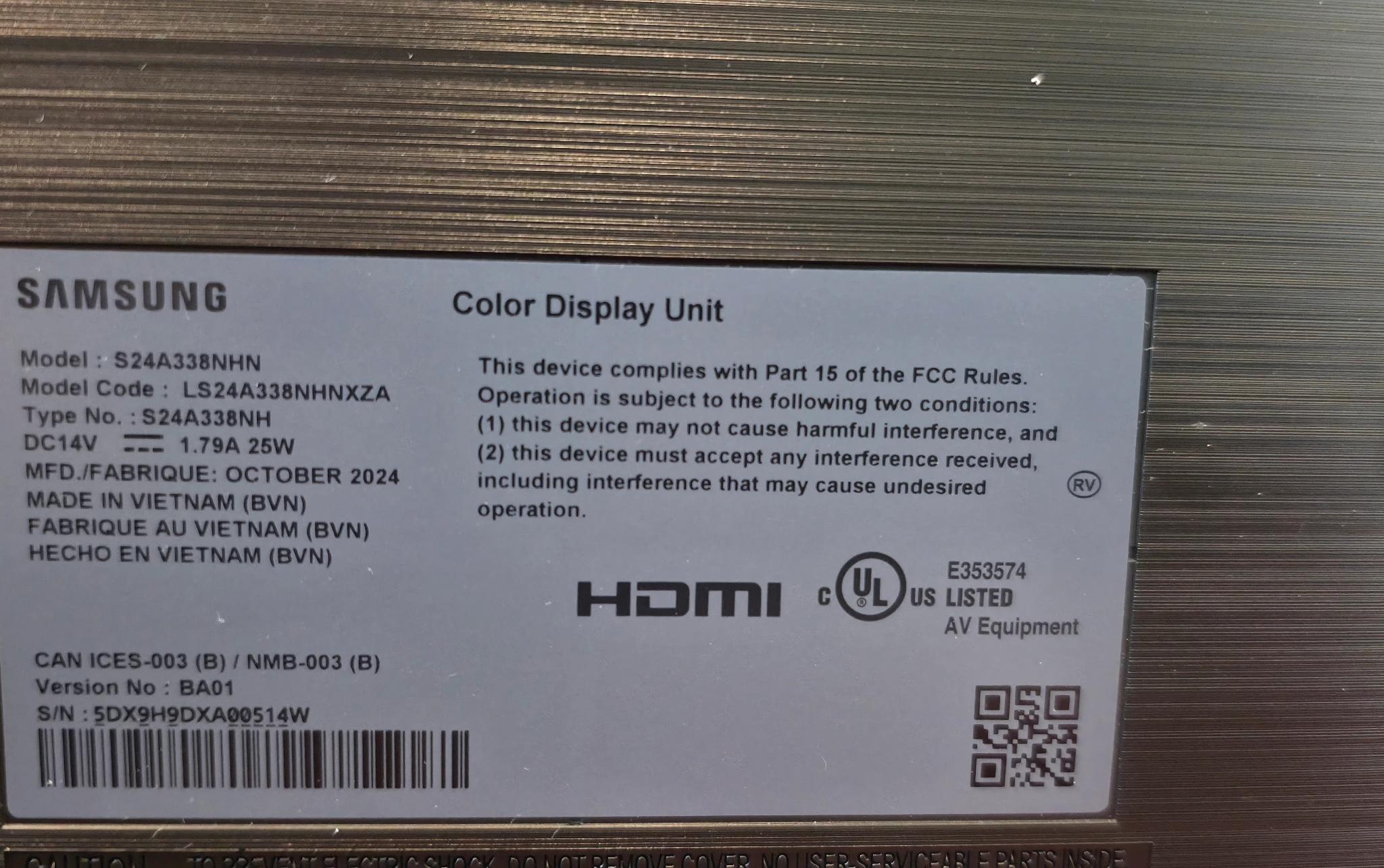 Samsung 24" Essential Monitor