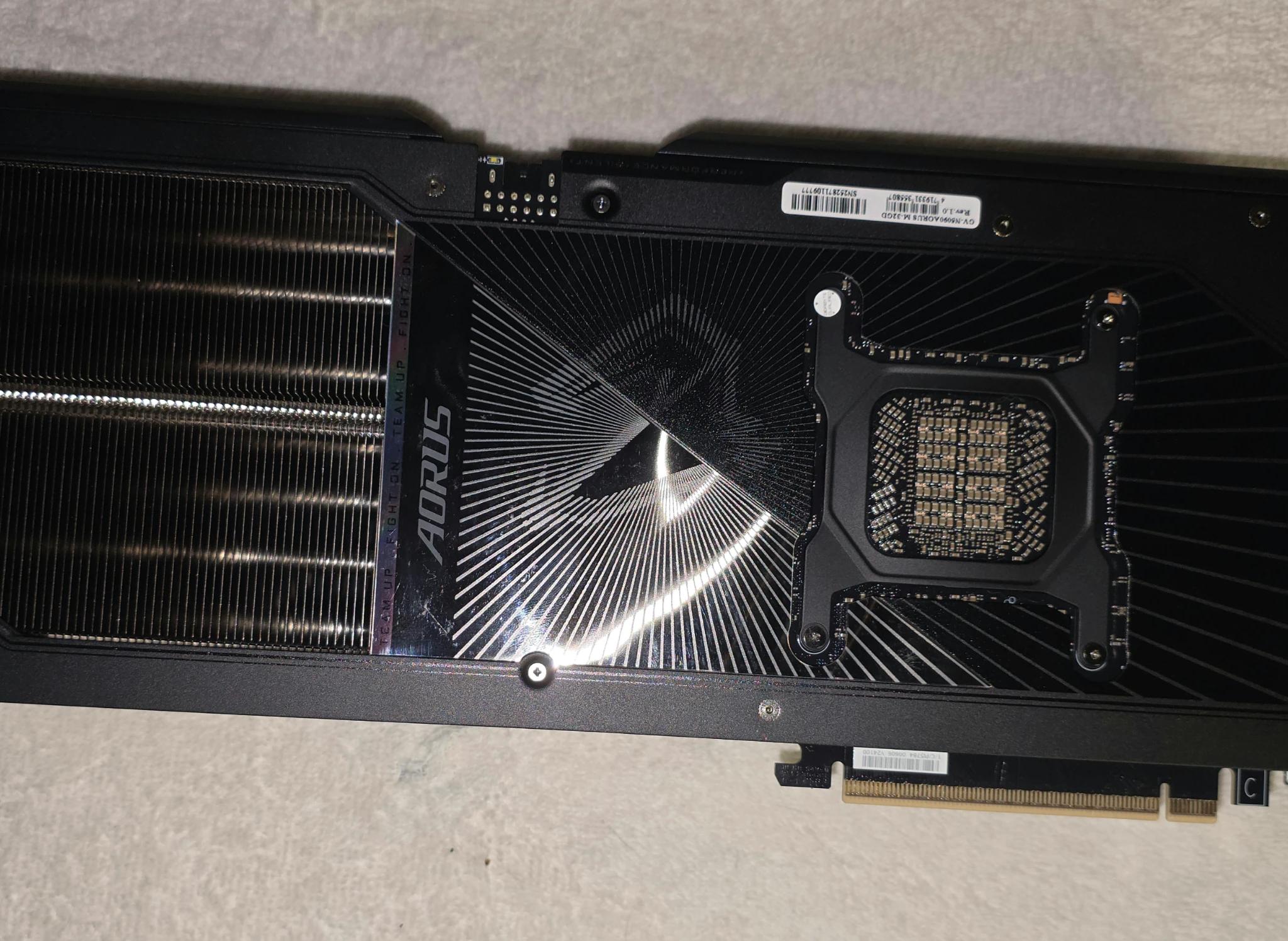 GIGABYTE AORUS GeForce RTX 5090 MASTER 32G Lightly used