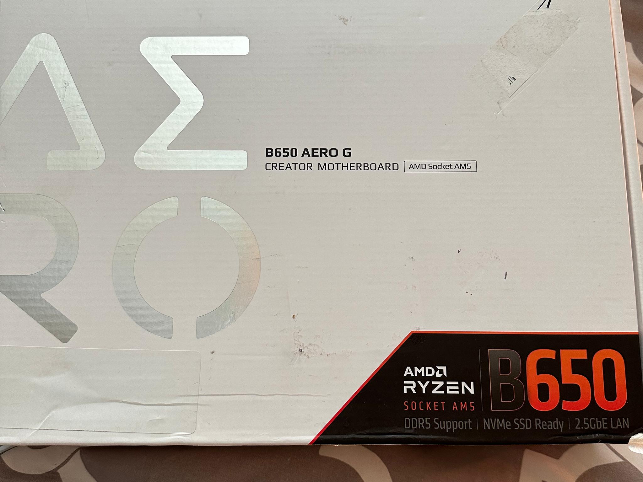 BUNDLE!! Ryzen 5 7600x, 32GB RAM, B650 Aero G Motherboard!!