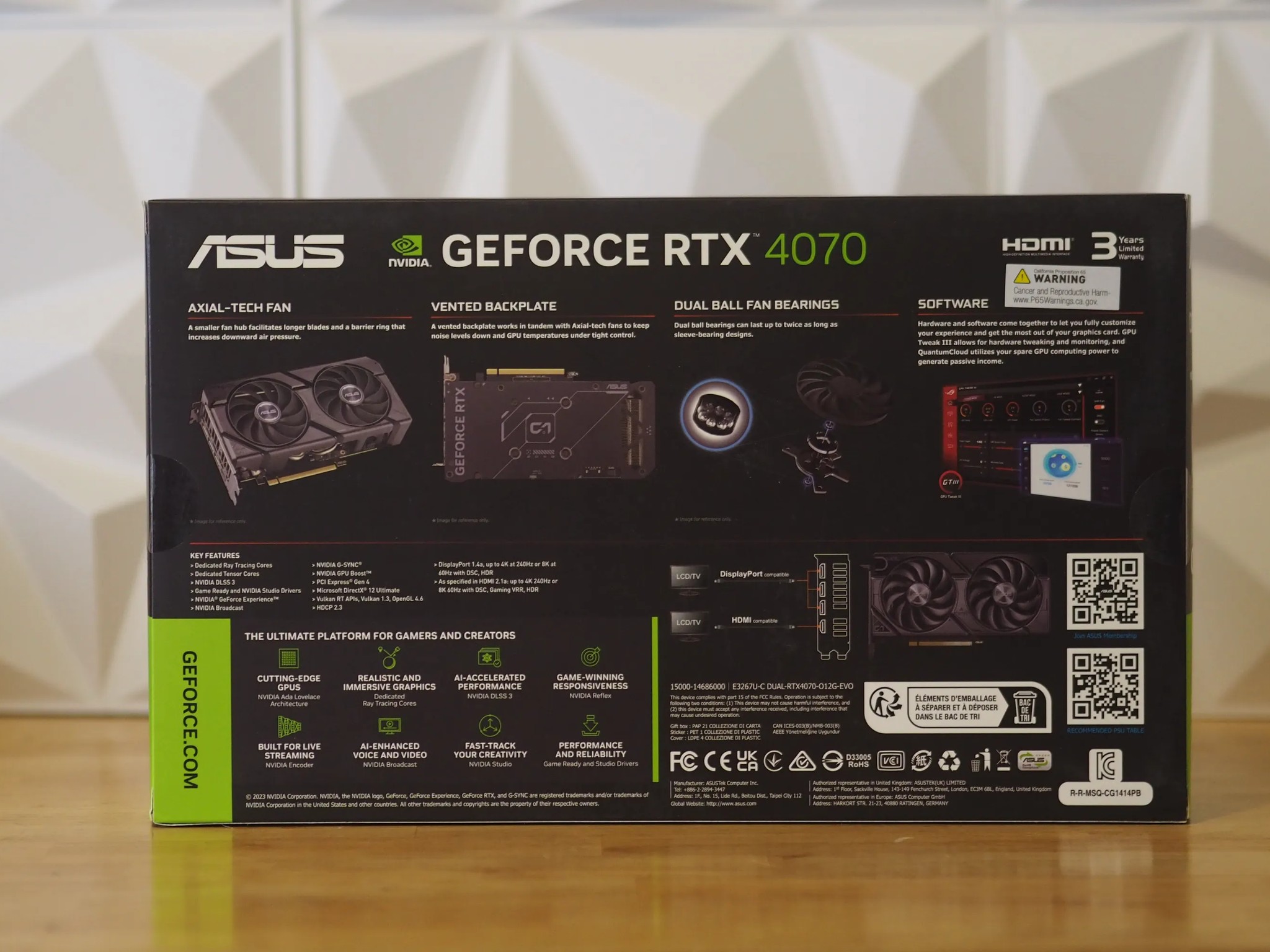 ASUS Dual 4070 12GB