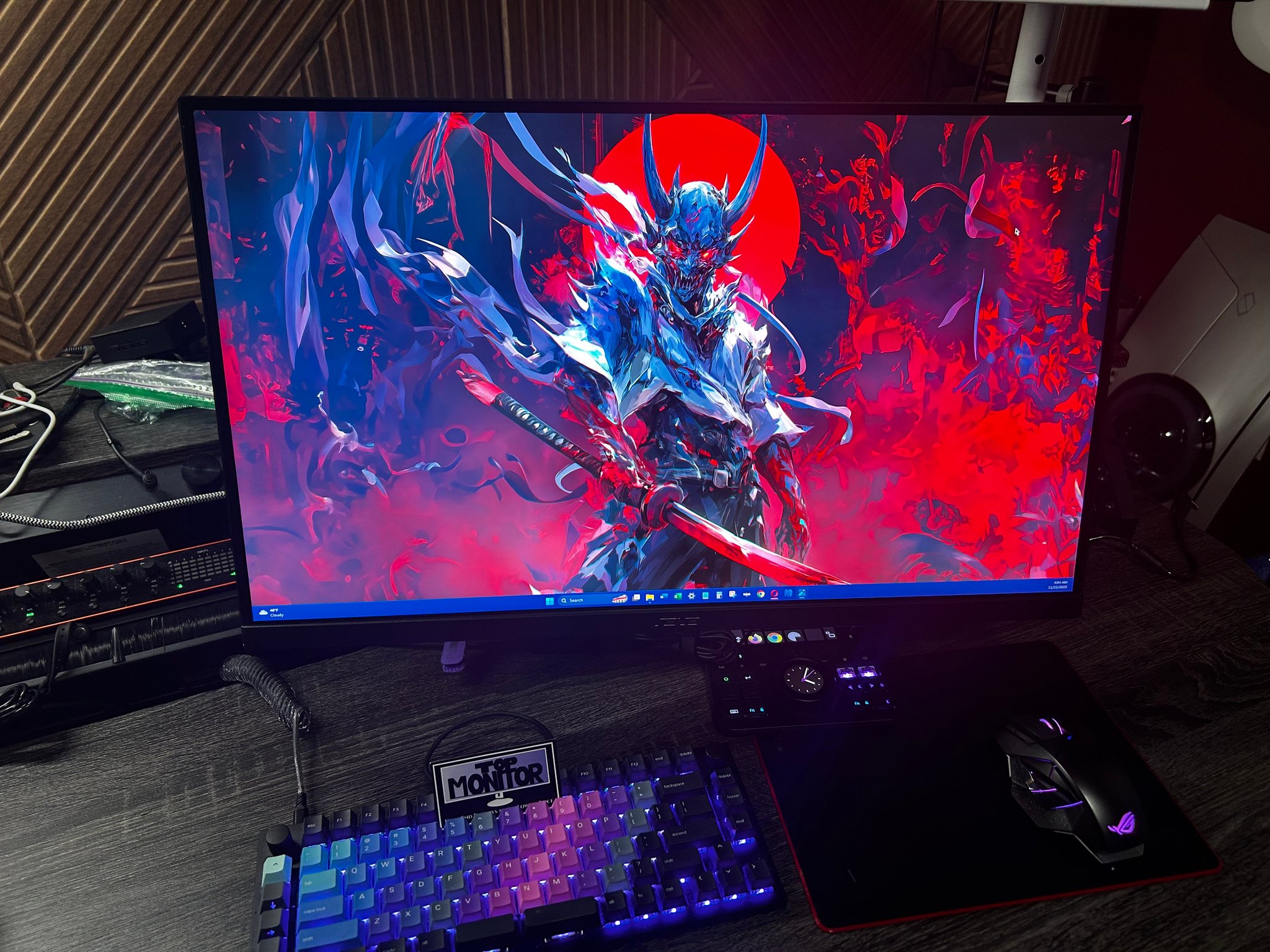 ASUS TUF 27" (170hz) 2K Resolution (2560 x 1440) Extreme Low Motion Blur, HDR400 Gaming Monitor