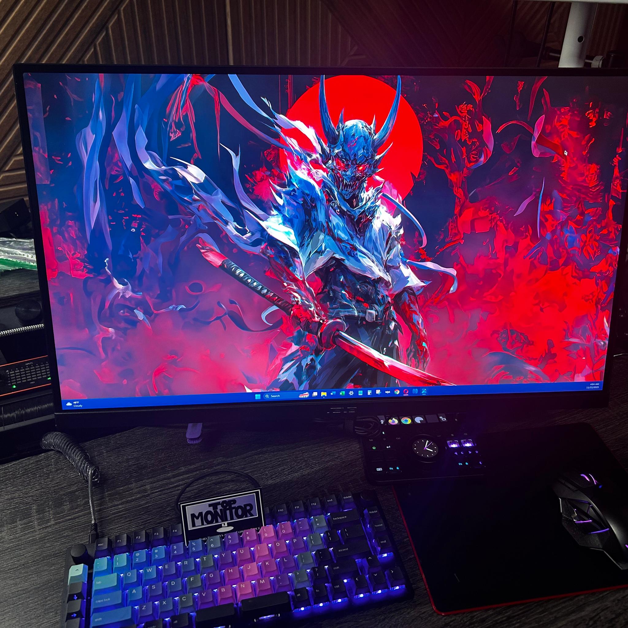 ASUS TUF 27" (170hz) 2K Resolution (2560 x 1440) Extreme Low Motion Blur, HDR400 Gaming Monitor