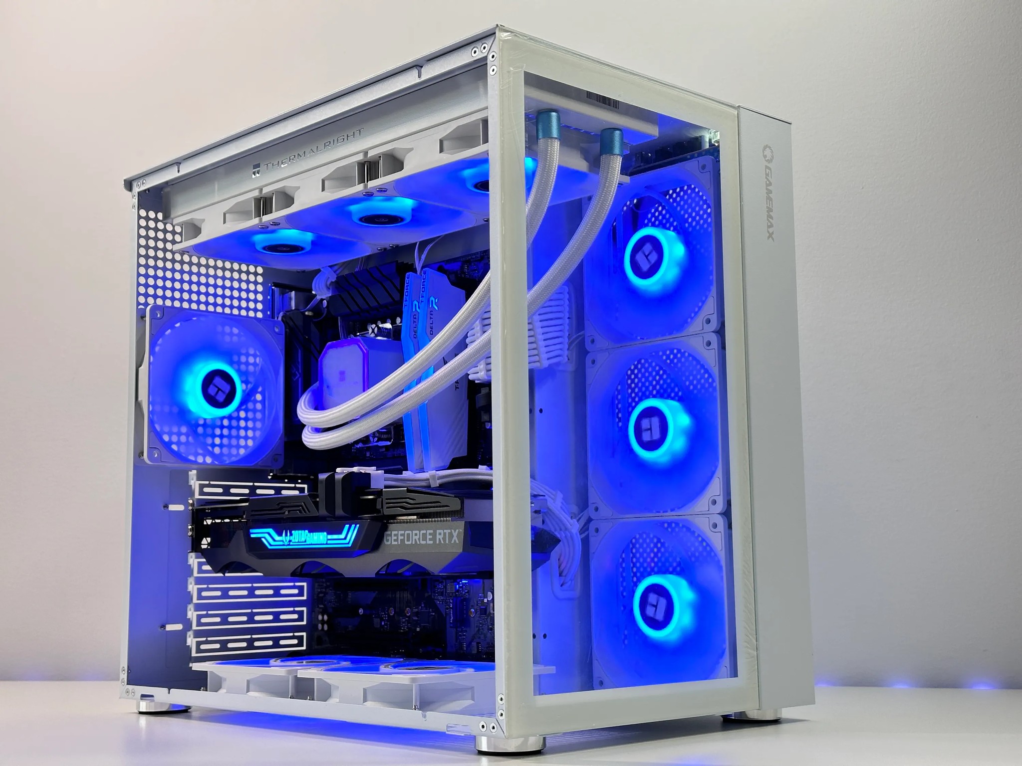 🫗4k Liquid Cooled Gaming PC🫗 Nvidia RTX 3080 10GB❄️Intel 12600KF 10Cores❄️32GB DDR4❄️1TB NVME