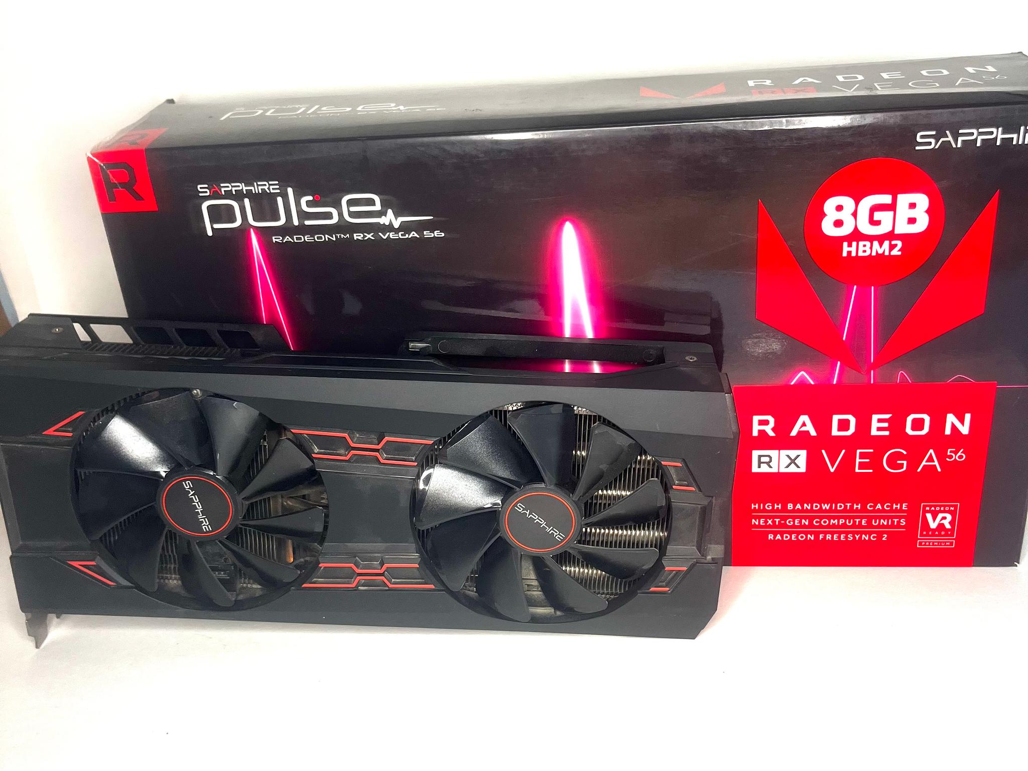 Sapphire Radeon RX Vega 56 8GB Pulse HDMI GPU Fast Ship!