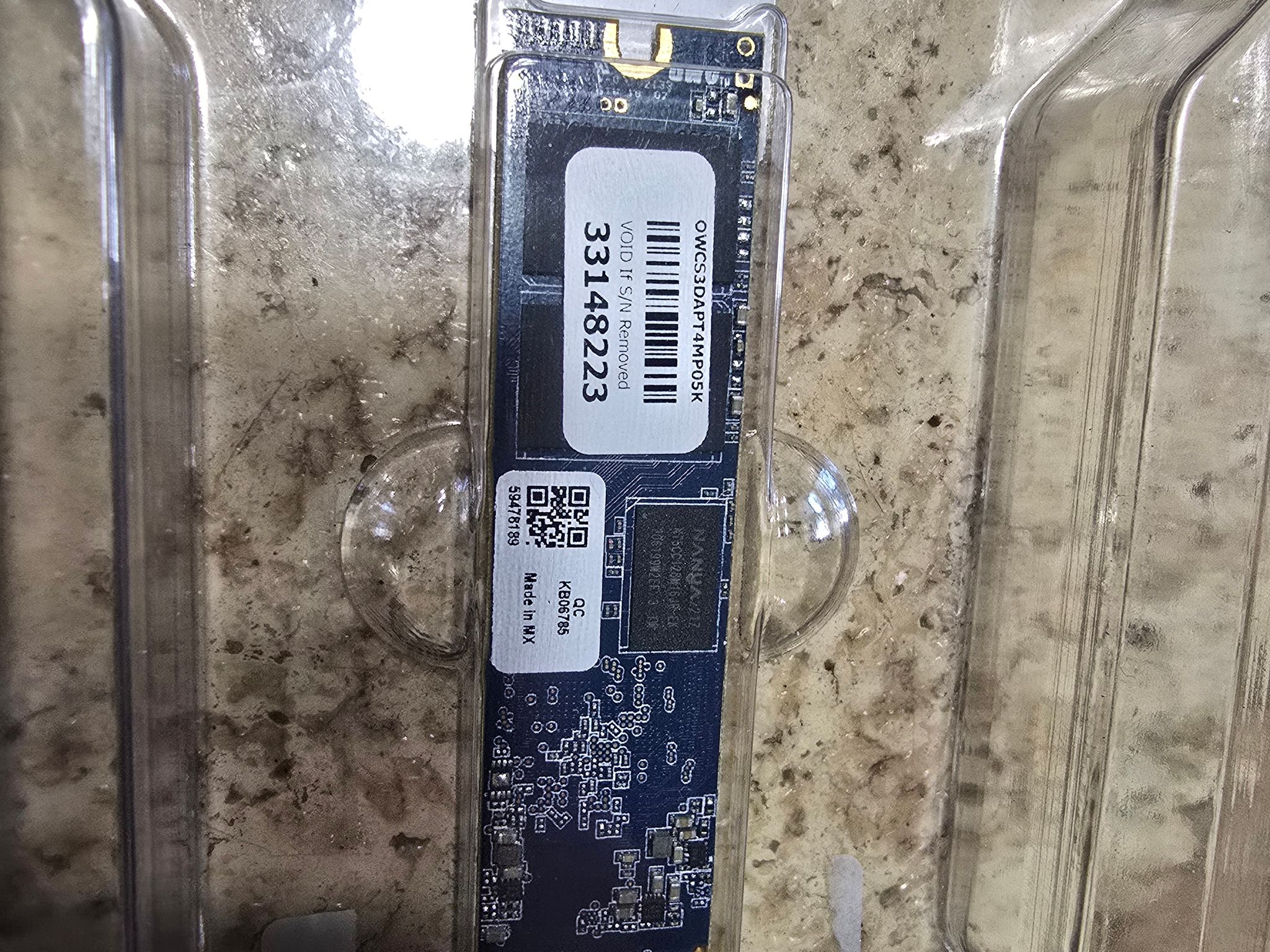 OWC Aura Pro X2 480GB NVMe SSD for Select 2013 and Later Macs