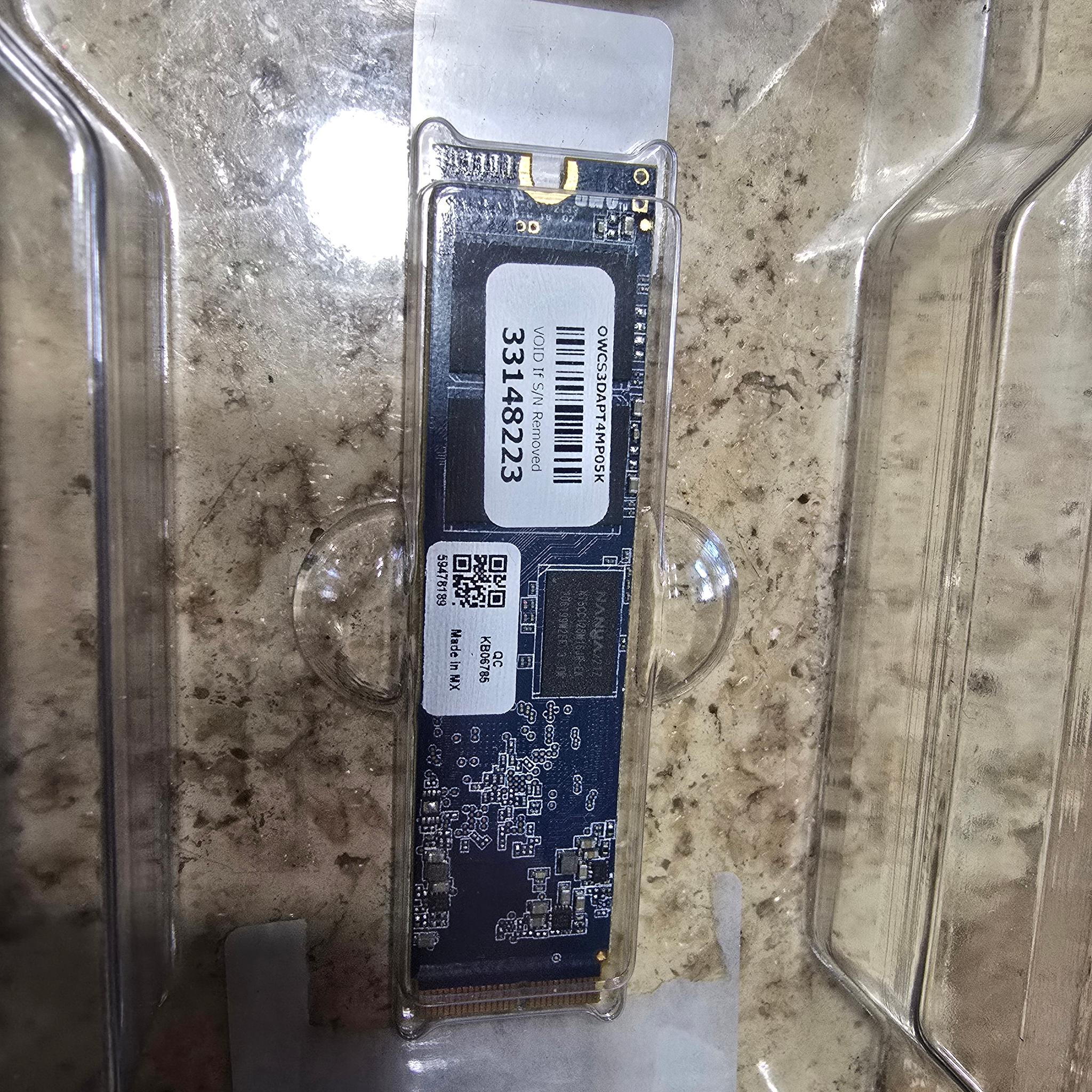 OWC Aura Pro X2 480GB NVMe SSD for Select 2013 and Later Macs