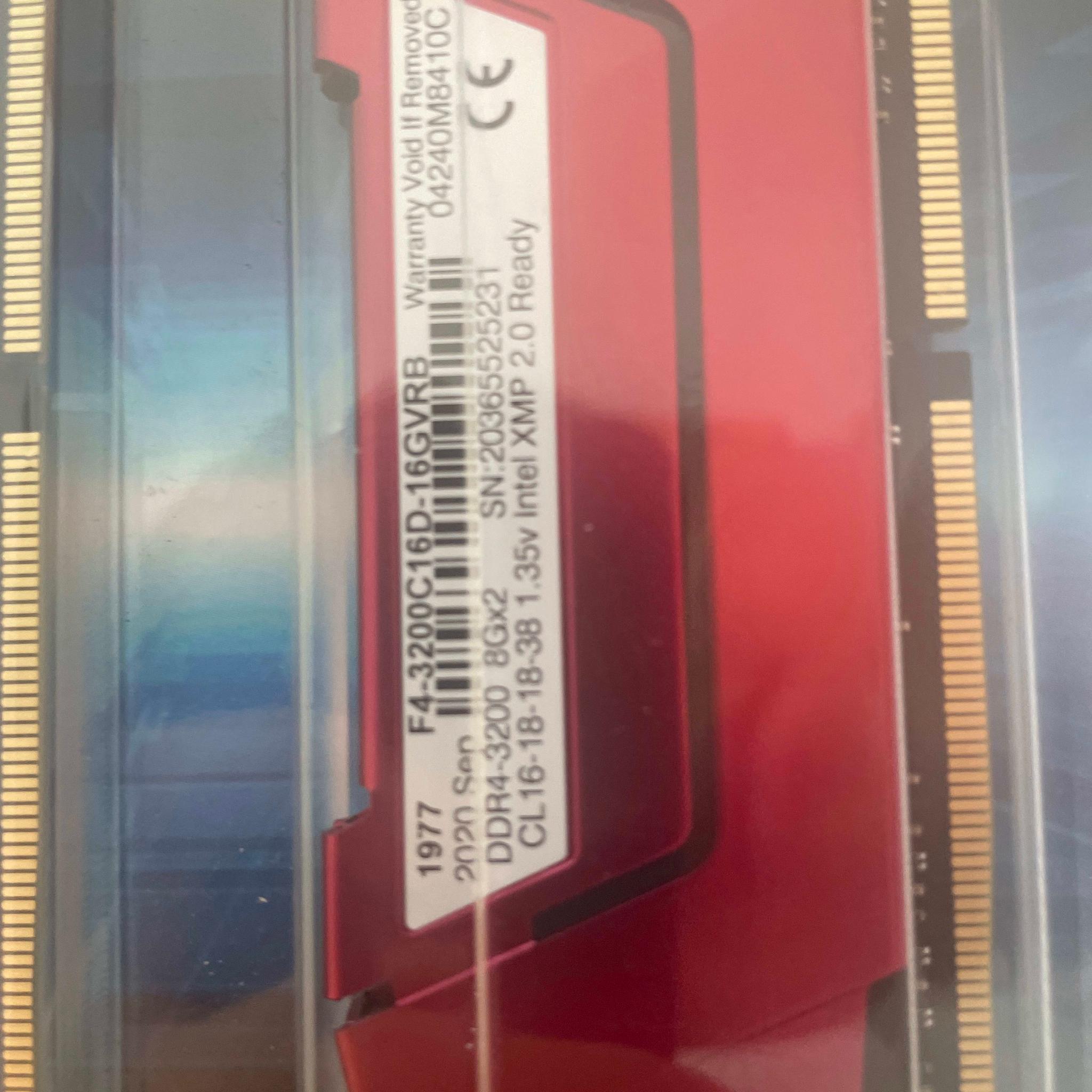 Brand New Rip jaws 16gb 3200 Ram