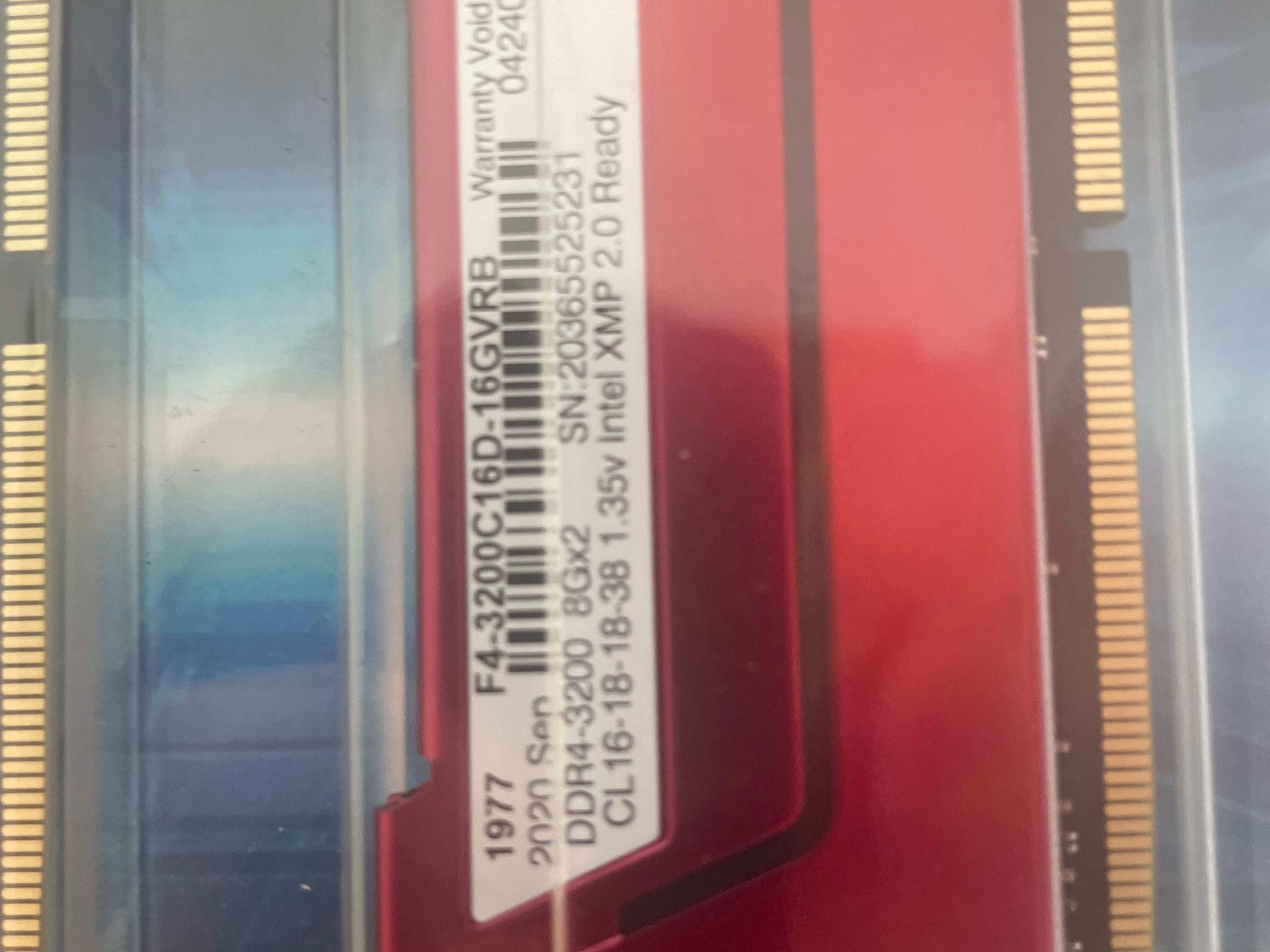 Brand New Rip jaws 16gb 3200 Ram