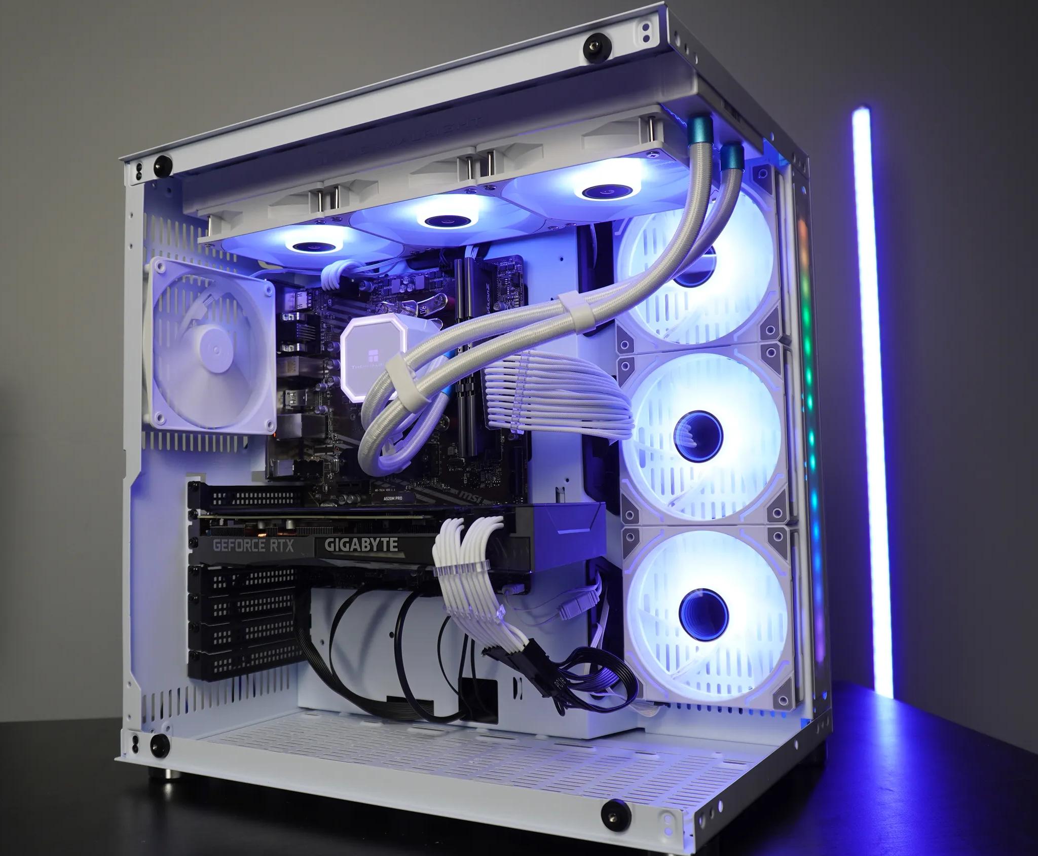 🤍ARCTIC TUNDRA🖤 1080p/1440p 💚 RTX 3070 8GB 🧡 Ryzen 5 5600 | 32GB DDR4 | 1TB NVME | WIFI