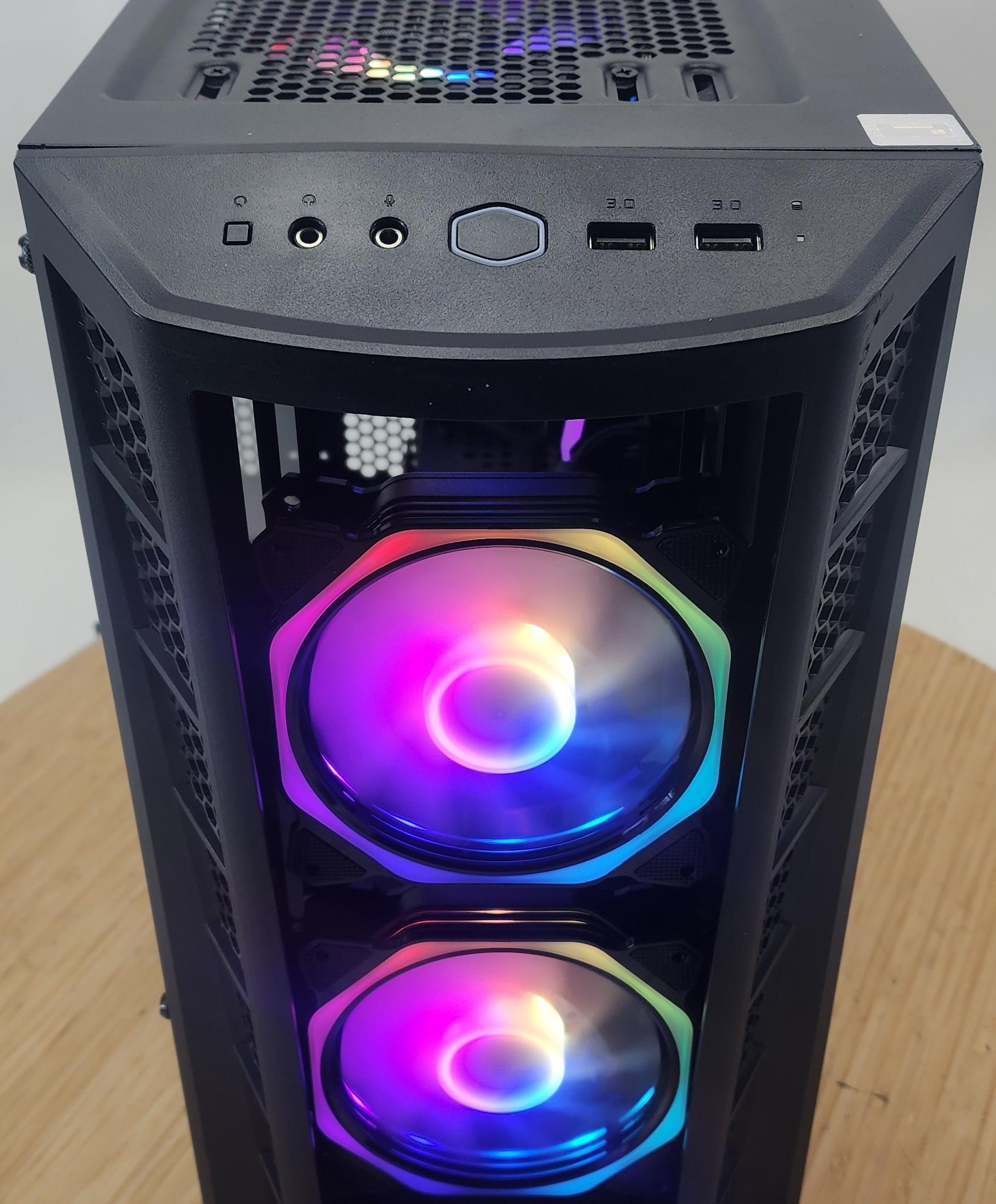 Gaming PC Ryzen 5 2600 16GB RAM 256GB SSD+1TB HDD RX 570 8GB Windows 11 Computer