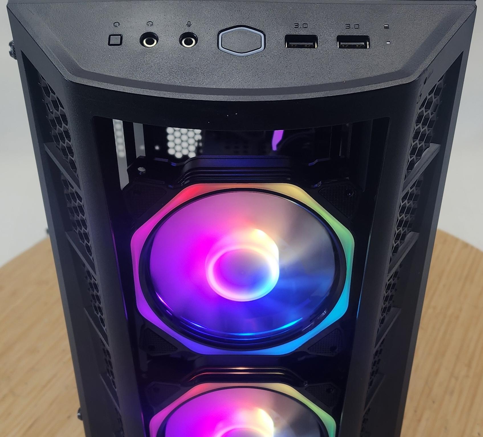 Gaming PC Ryzen 5 2600 16GB RAM 256GB SSD+1TB HDD RX 570 8GB Windows 11 Computer