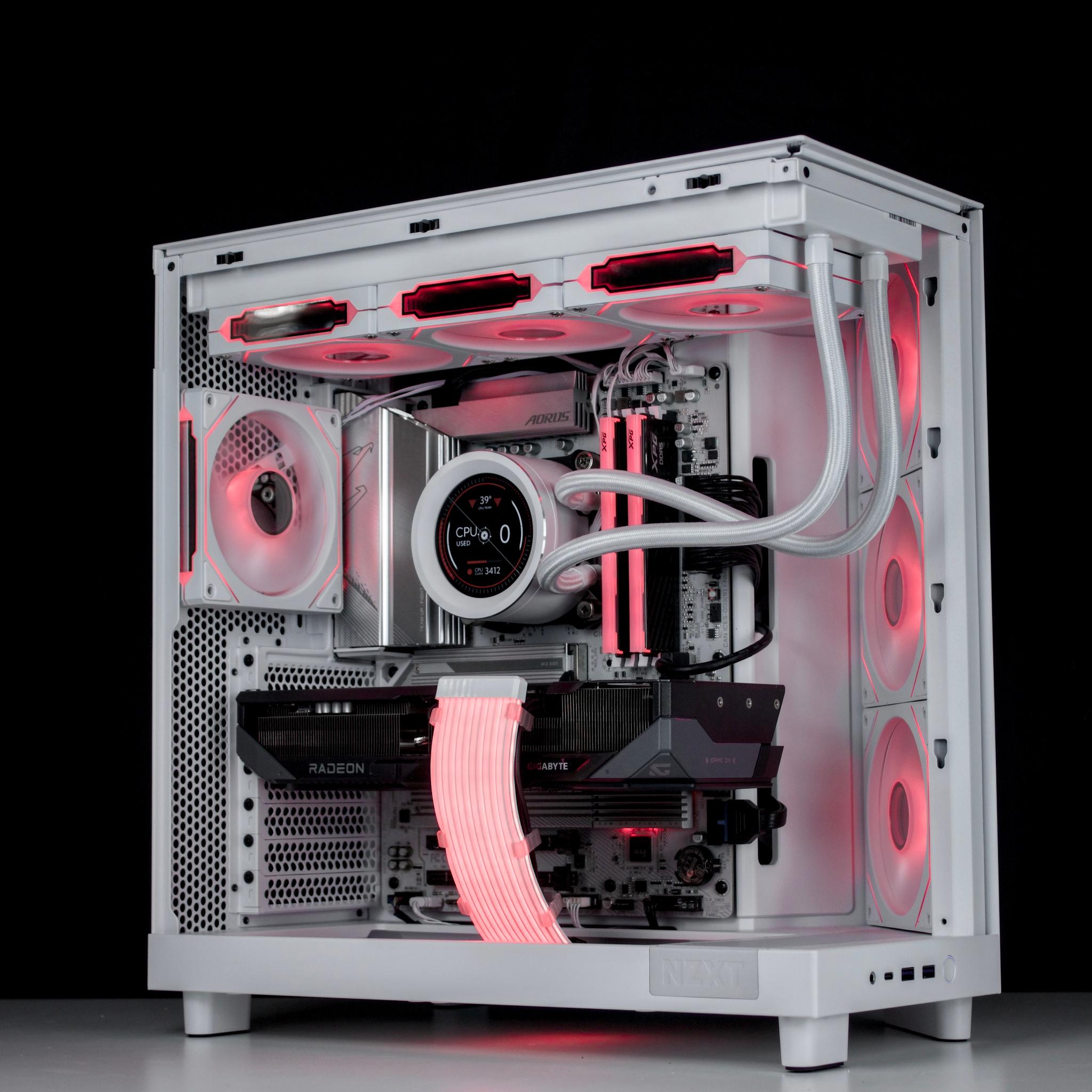 🧊⚡🗡️Blizzard - 4K Gaming PC | RX 9070 XT 16GB, Ryzen 7 7800X3D, 32GB RAM, 2TB SSD | LCD 🗡️⚡🧊