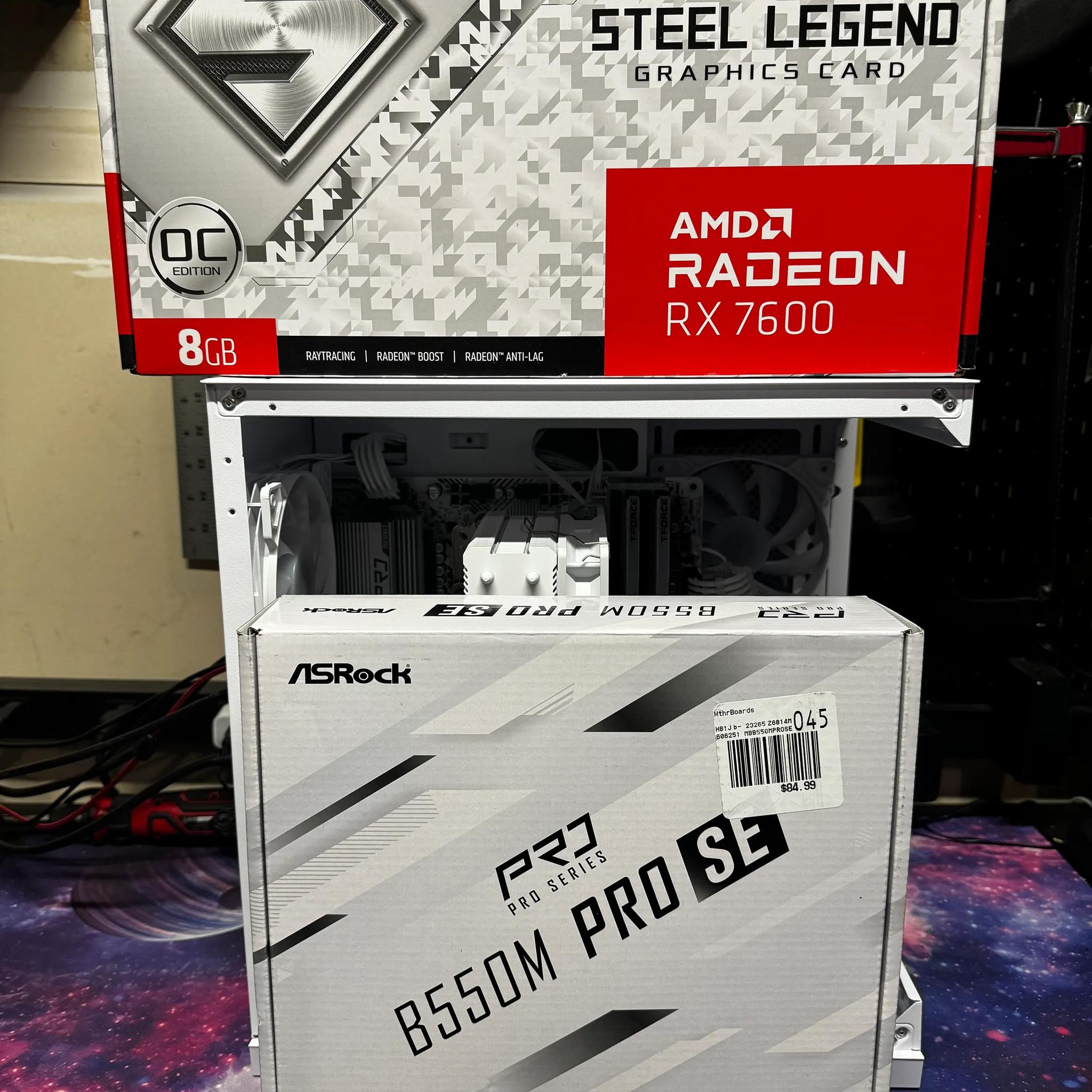 [Prometheus] || Ryzen 5 5600X + Radeon RX 7600 8GB w/ 1TB M.2 NVMe Storage & 16GB of DDR4 RAM