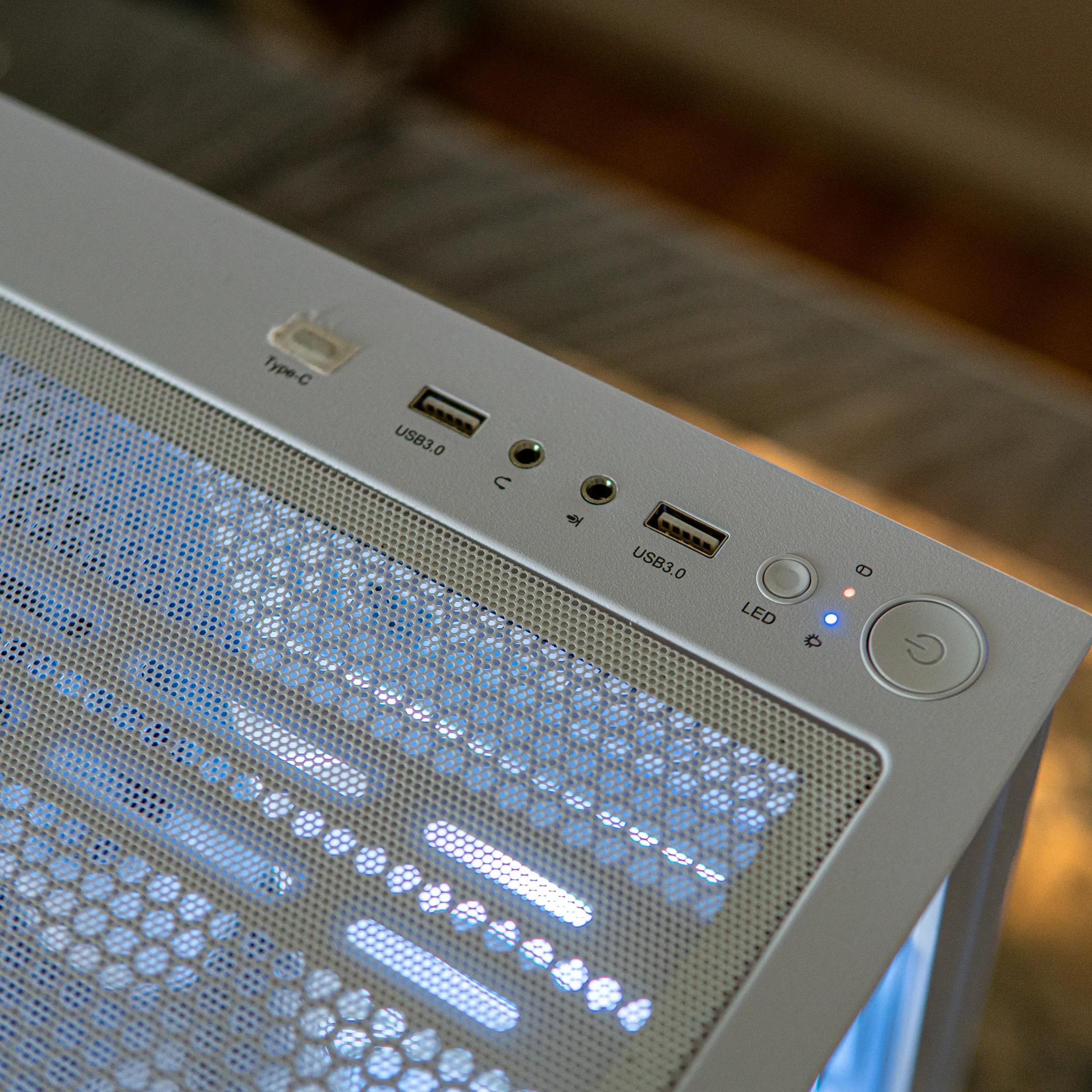👾RTX 3060Ti + Ryzen 5 3600 White Gaming PC | Wifi + BT👾