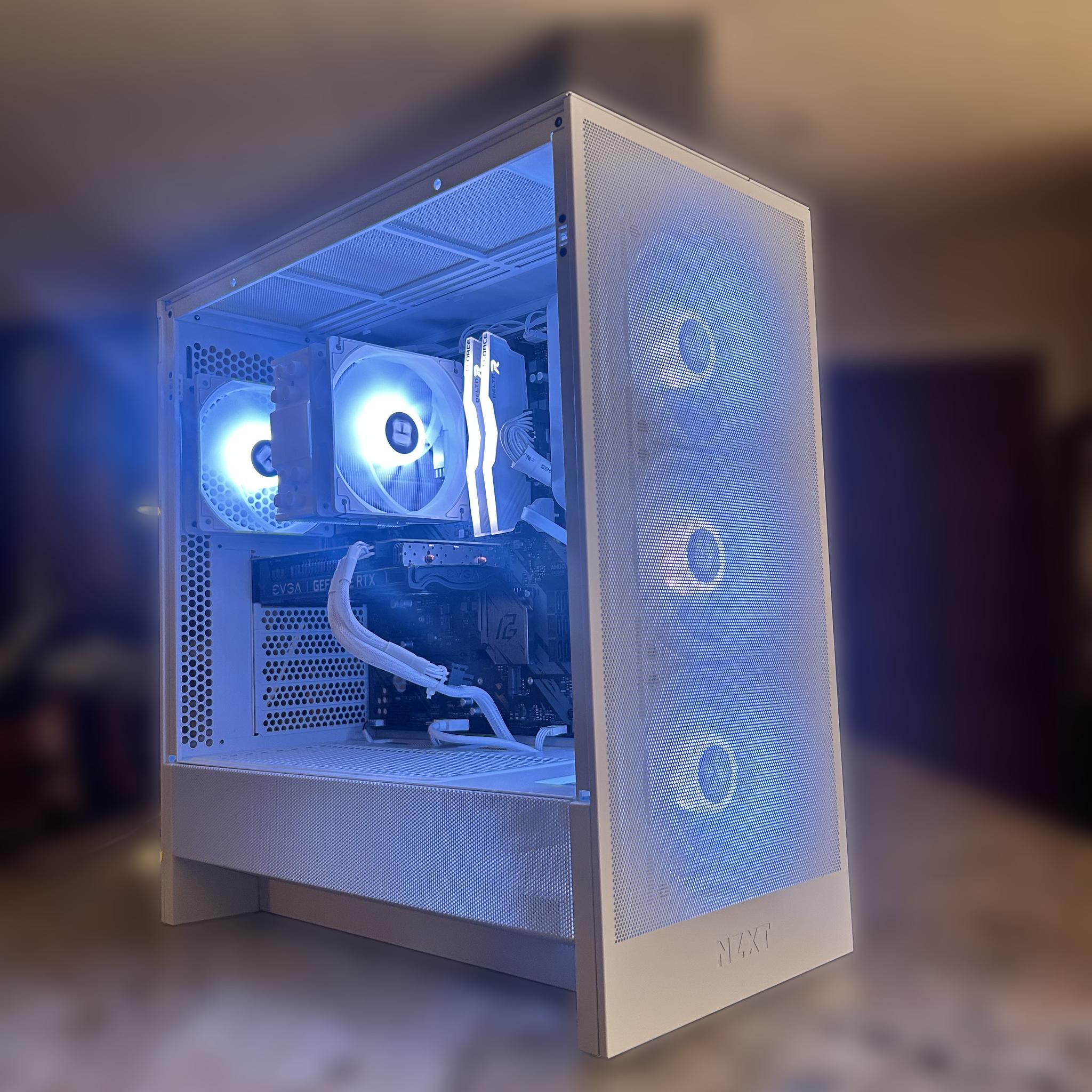 White Budget Gaming PC | RTX 3050 8GB | RYZEN 5 3600 | 16GB Ram | 1TB SSD | Win 11
