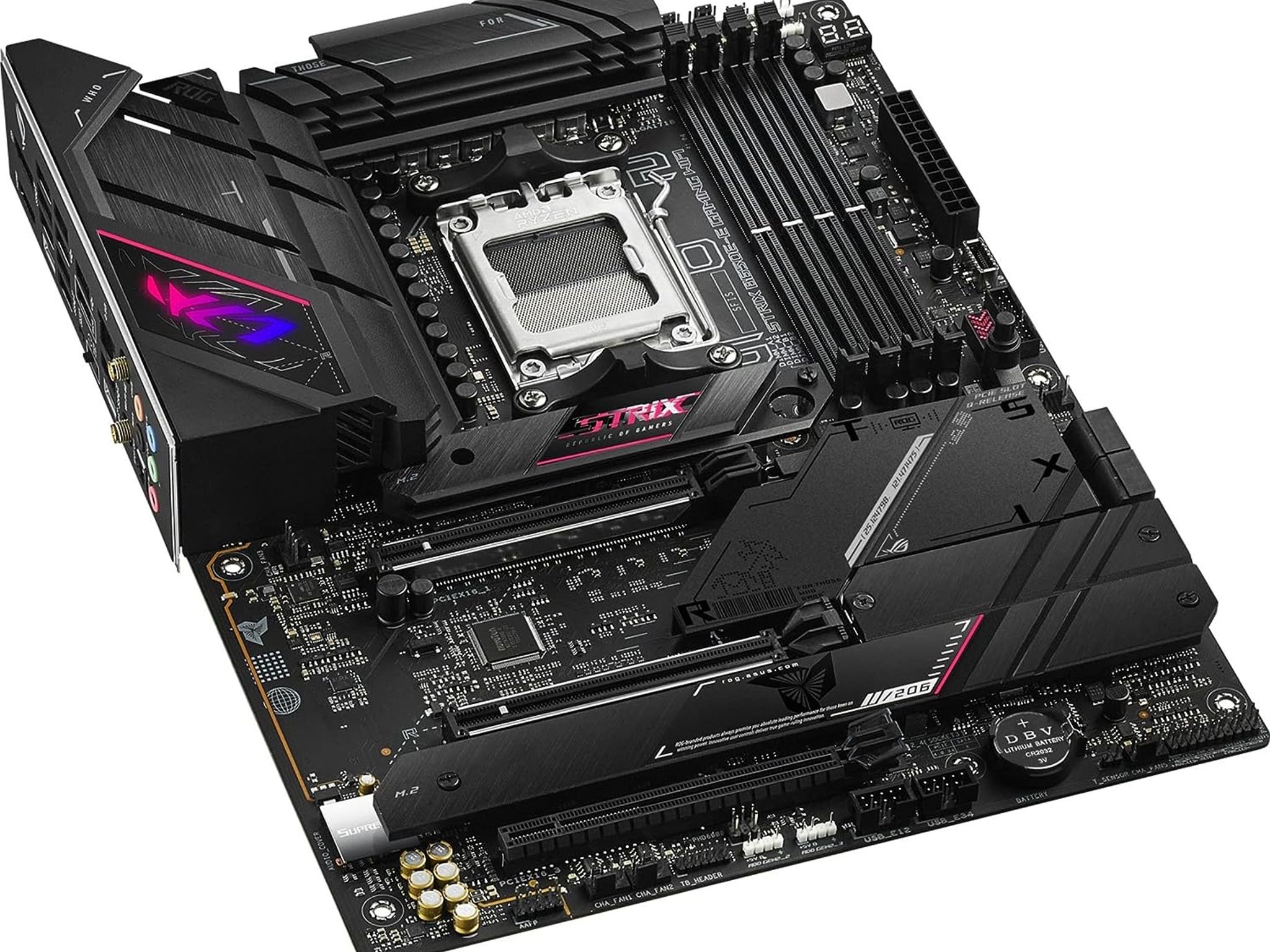 ASUS ROG STRIX B650E-E GAMING WIFI AMD AM5 B650 ATX M.2 Desktop Motherboard A