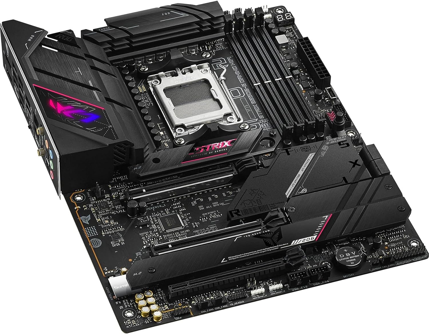 ASUS ROG STRIX B650E-E GAMING WIFI AMD AM5 B650 ATX M.2 Desktop Motherboard A