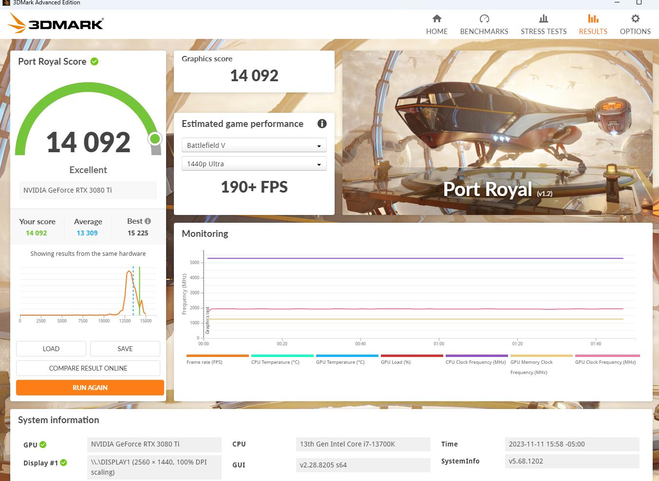 Manganese II i7 13700k, RTX 3080 Ti, 32GB DDR5 7200 2TB NVME