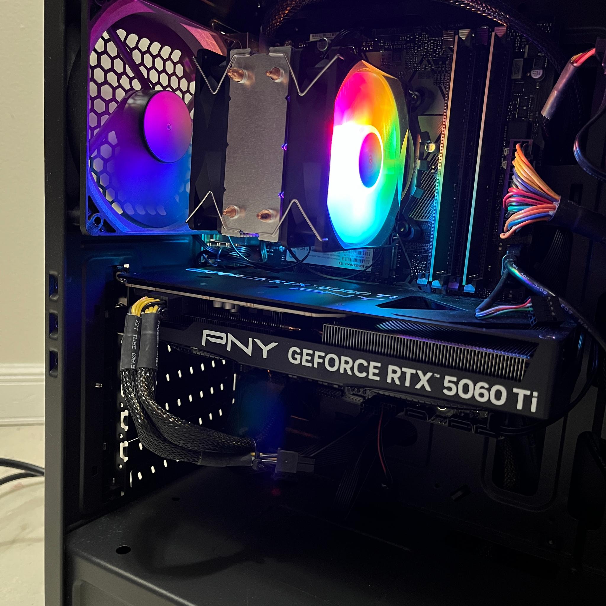 NVIDIA RTX 5060 Ti, Intel Core i9-9900k, 16GB RAM, 1TB SSD - High FPS Gaming PC w/ Wi-Fi & BT