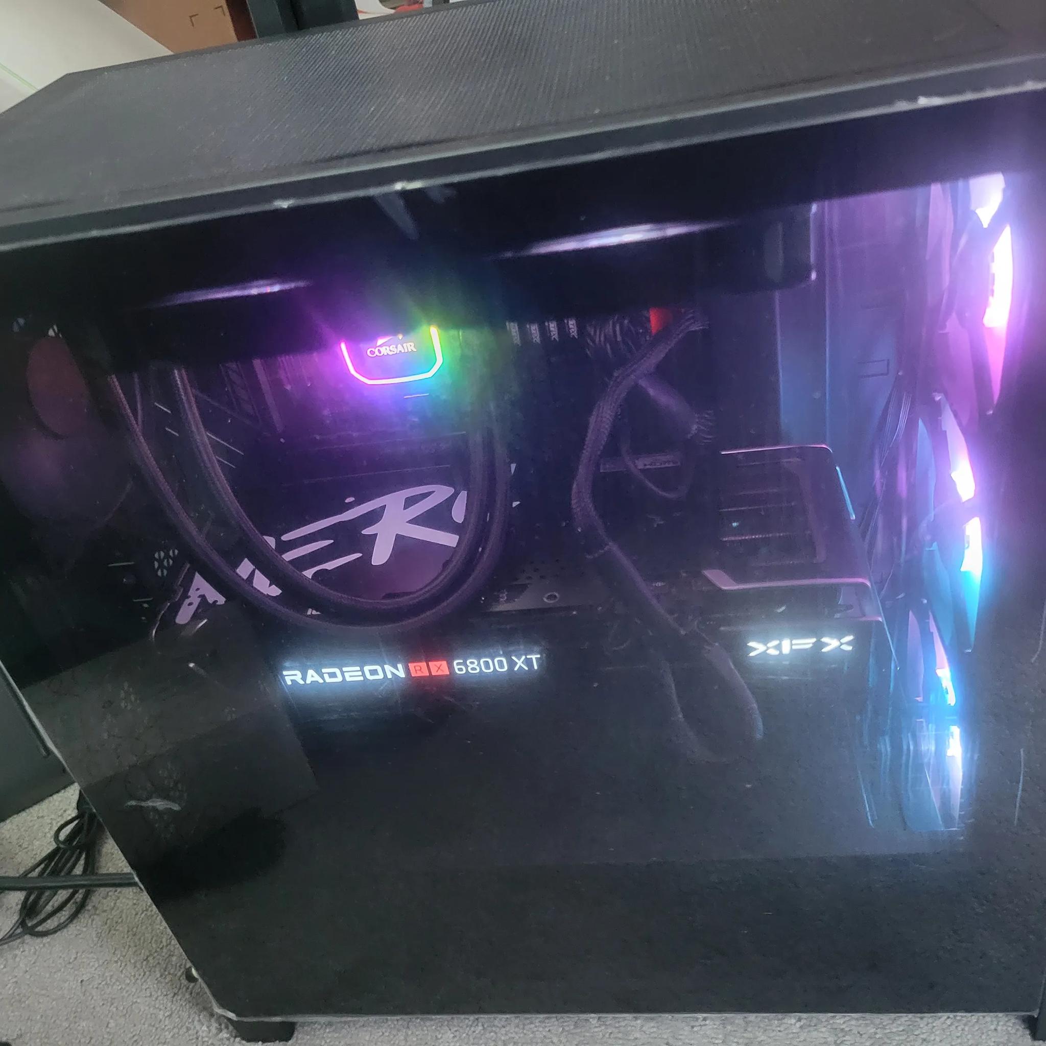 Custom Built Gaming PC - Ryzen 5 5600X3D, MAG X570 Tomahawk WIFI, AMD RX 6800XT, 2TB, 32GB, RGB