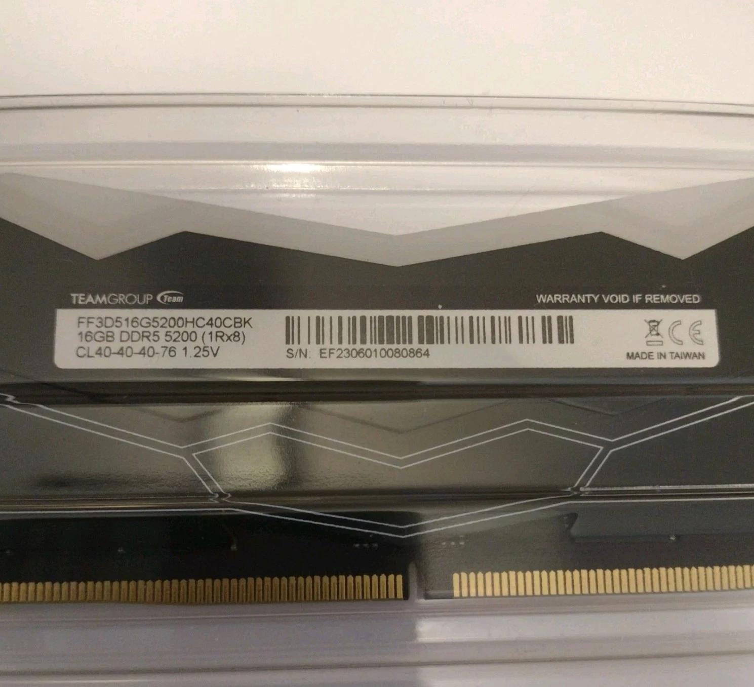 🌈 TForce Delta DDR5 Black RGB 16GB