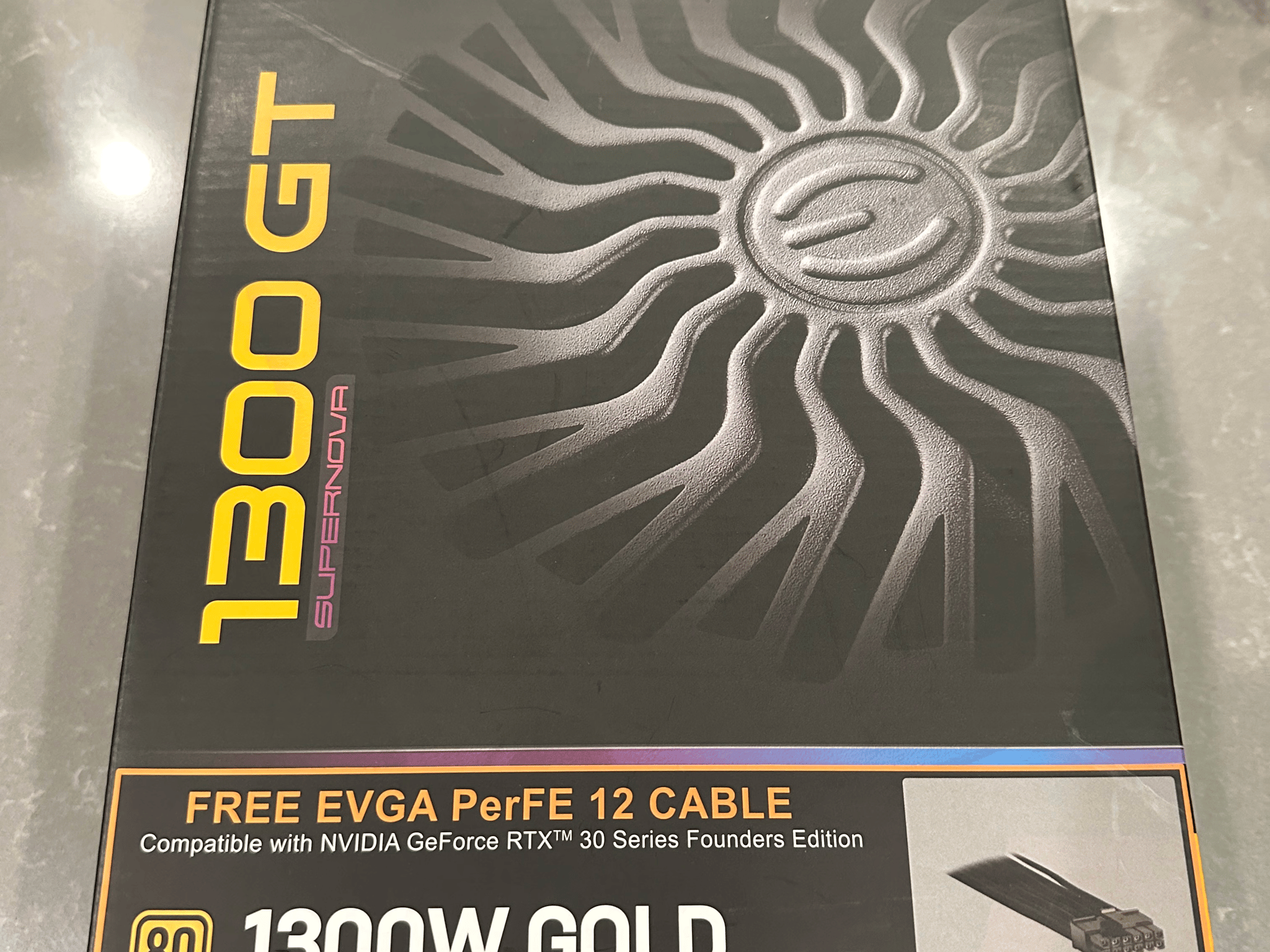 EVGA SuperNOVA 1300 GT, 80 Plus Gold 1300W, Fully Modular Power Supply