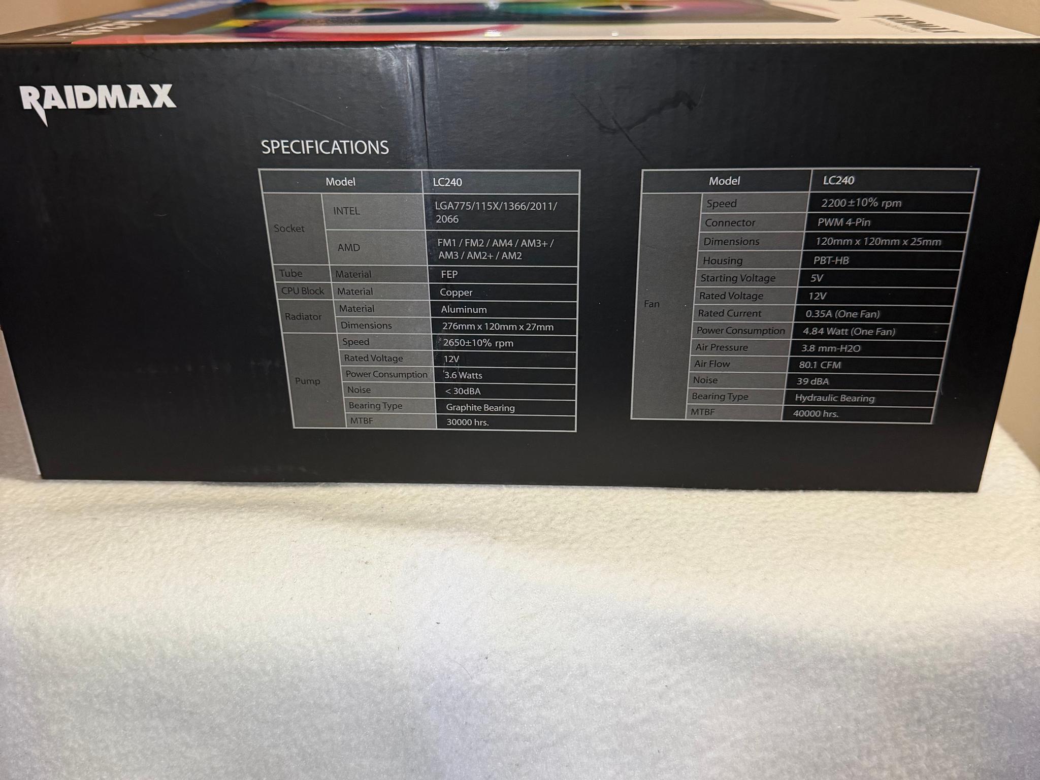 Raidmax Tornado LC240 AIO