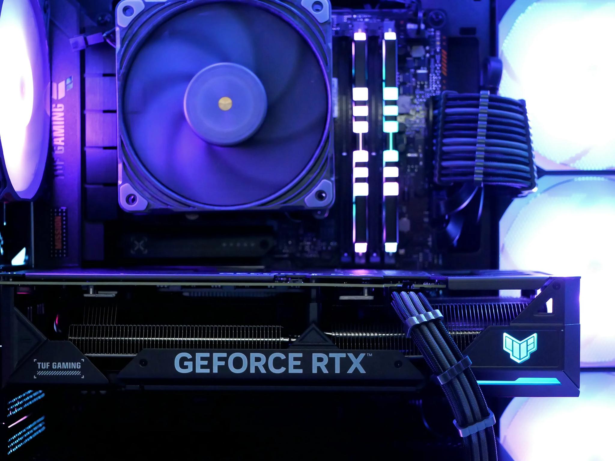 TUF Metal | RTX 4070, I5 13400F (10-core), 32gb ram Glass tower RGB PC