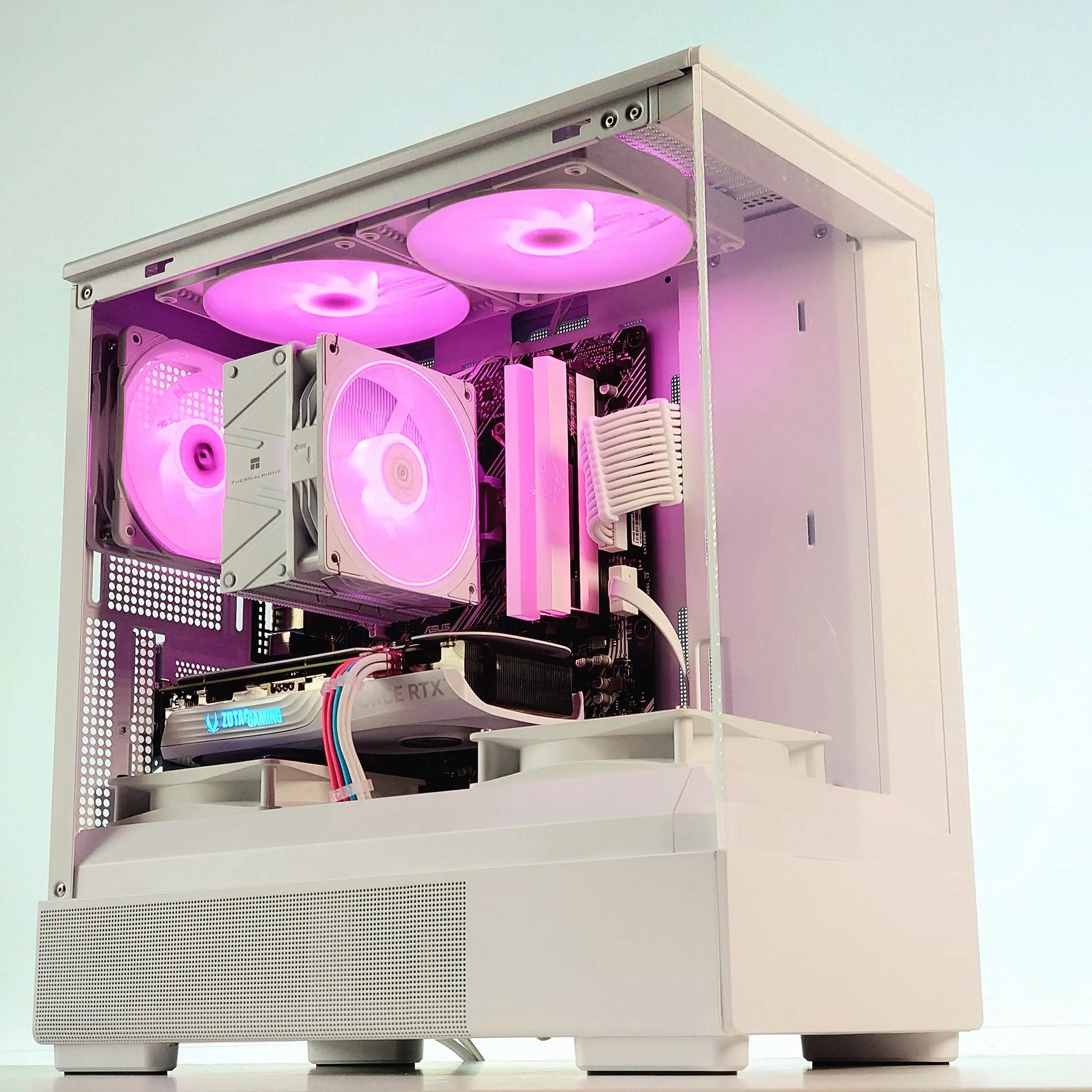 🩷🩵🤍Zen-Oh👑Gaming PC🪐Nvidia RTX 4070 12GB🪐AMD Ryzen 5 5600🪐32GB DDR4🪐 1TB SSD