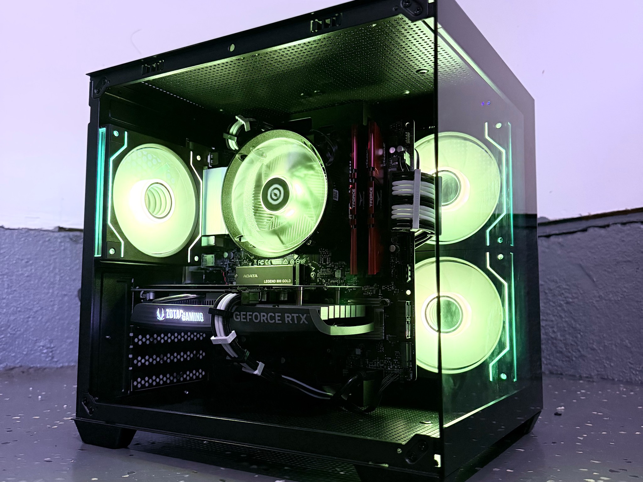 🔵"Azure Phantom"⚫️| 1080p Gaming | RTX 4060 | Ryzen 5 5500 | 32B Ram | 1TB NVMe Storage