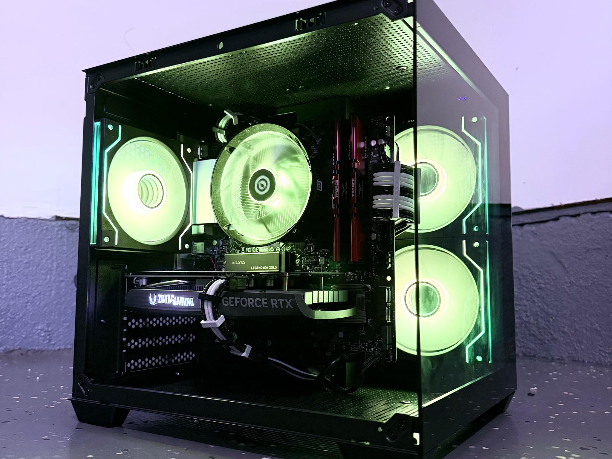 🔵"Azure Phantom"⚫️| 1080p Gaming | RTX 4060 | Ryzen 5 5500 | 32B Ram | 1TB NVMe Storage